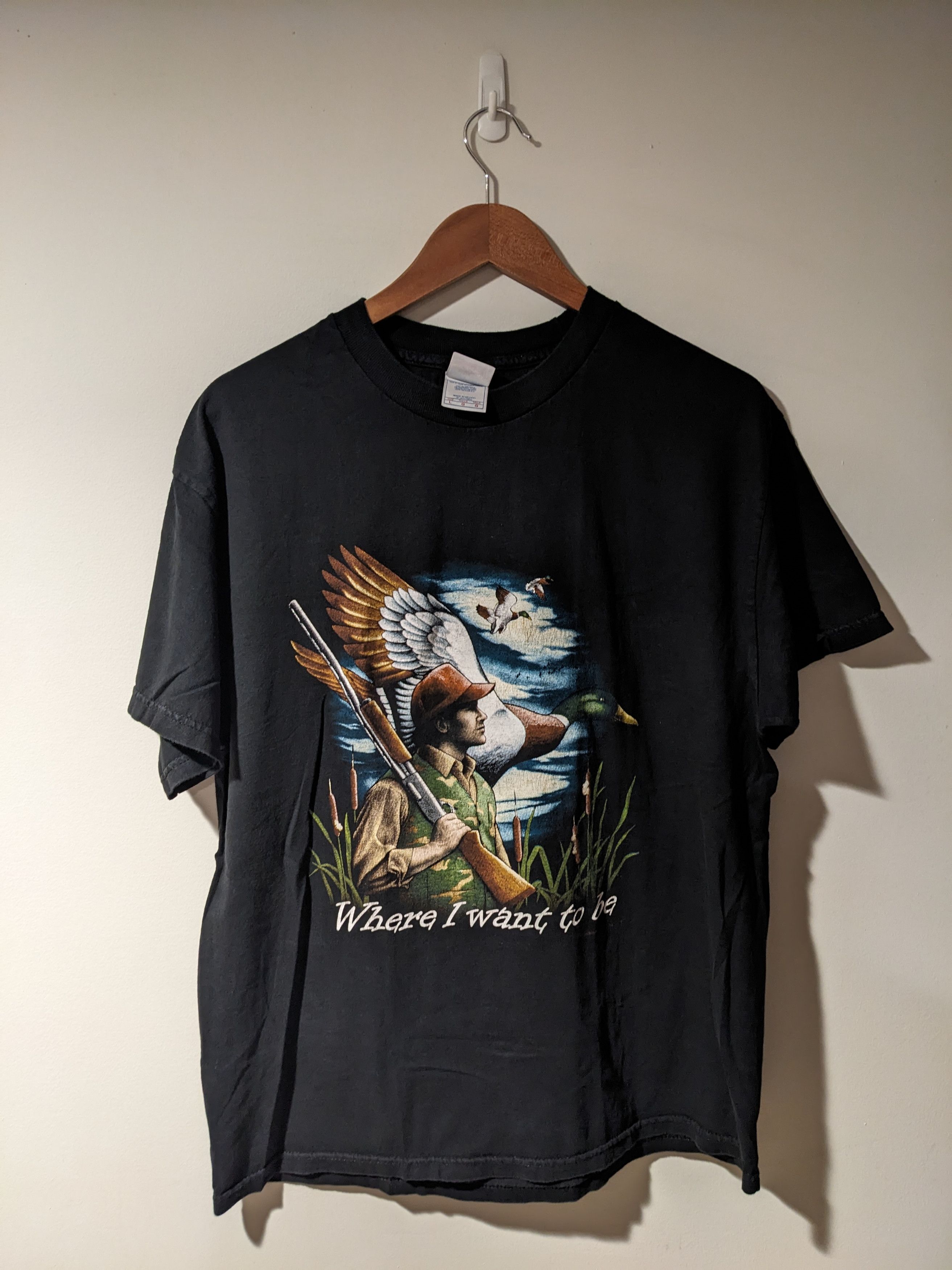 Vintage Vintage Y2K Where I Want to Be Thunder Sportswear T-Shirt Size US L / EU 52-54 / 3 - 1 Thumbnail
