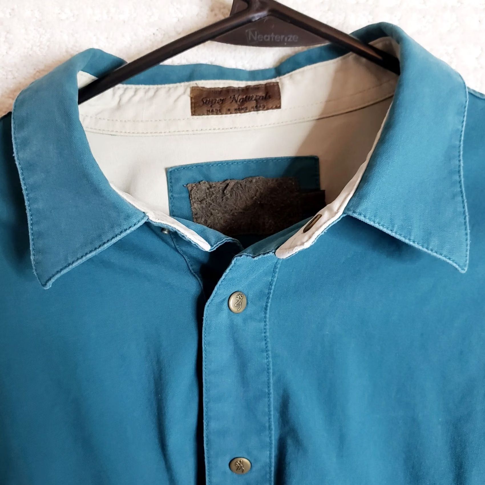 Vintage VINTAGE Browning Super Naturals Snap Shirt Mens XL Green Hunting Nature 90s Shirt Size US XL / EU 56 / 4 - 4 Thumbnail