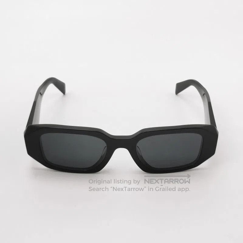 Prada Prada Logo Frame Black Sunglasses. Size ONE SIZE - 3 Thumbnail