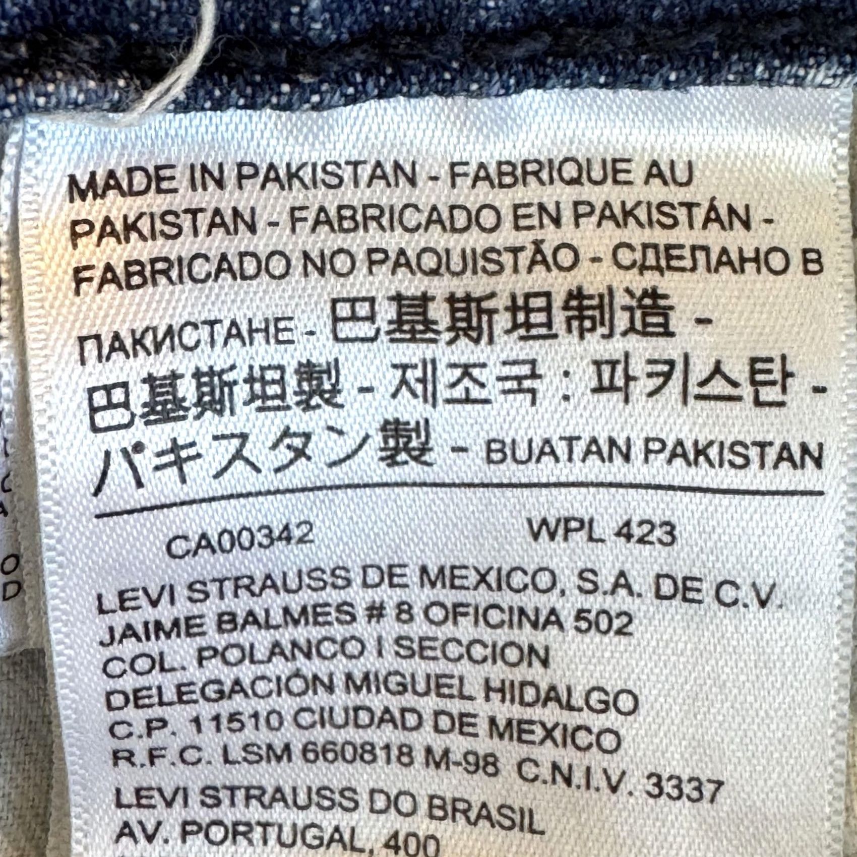 Levi's VINTAGE Levis 541 Jeans Mens 34x32 Blue Acid Wash Athletic Taper Stretch Denim Zip Fly Size US 34 / EU 50 - 4 Thumbnail
