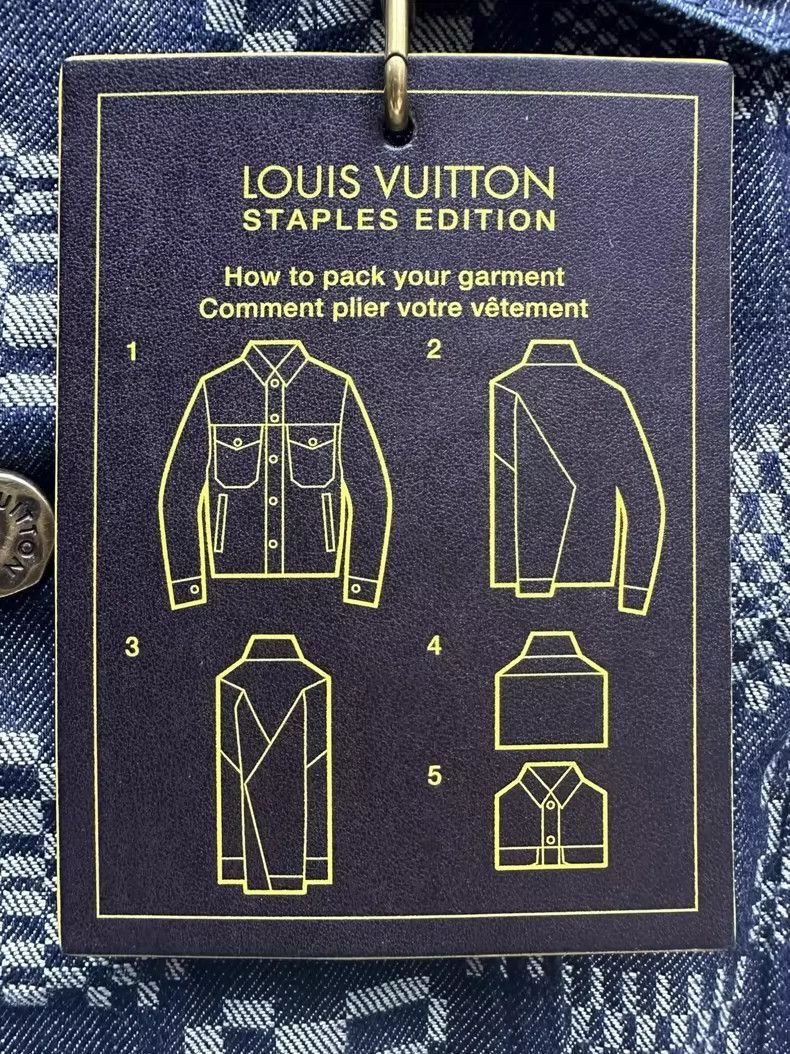Louis Vuitton Louis Vuitton Louis Vuitton Black Checkered Denim Jacket-2 Size US L / EU 52-54 / 3 - 8 Thumbnail