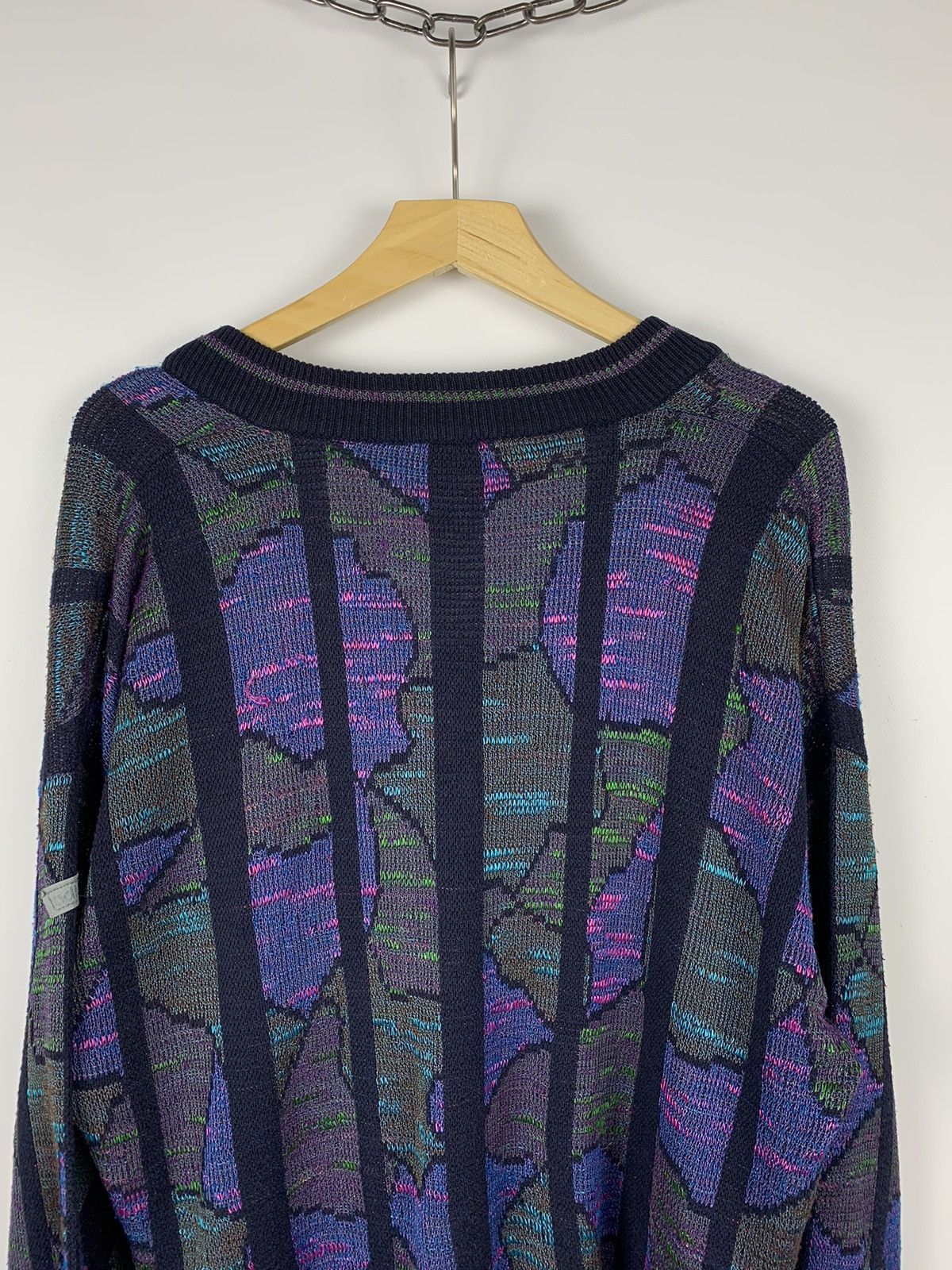 Adidas Adidas Vintage Knitted Sweater V-Neck 90’s Coogi Style Size US S / EU 44-46 / 1 - 15 Thumbnail