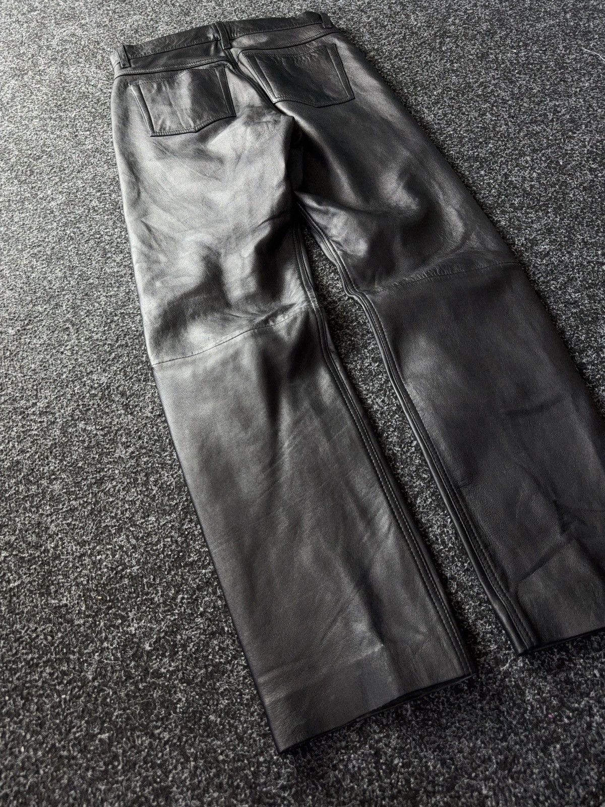 Japanese Brand Vtg Leather pants Japan style racing motor Y2K LGB Style Size US 30 / EU 46 - 15 Thumbnail