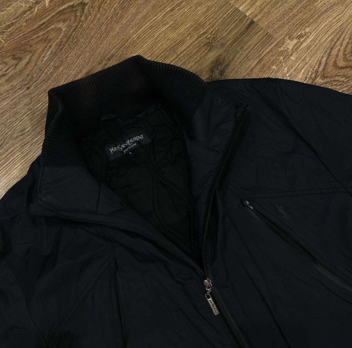 Yves Saint Laurent Yves Saint Laurent Nylon Metal Parka x Luxury x Vintage Size US L / EU 52-54 / 3 - 1 Thumbnail