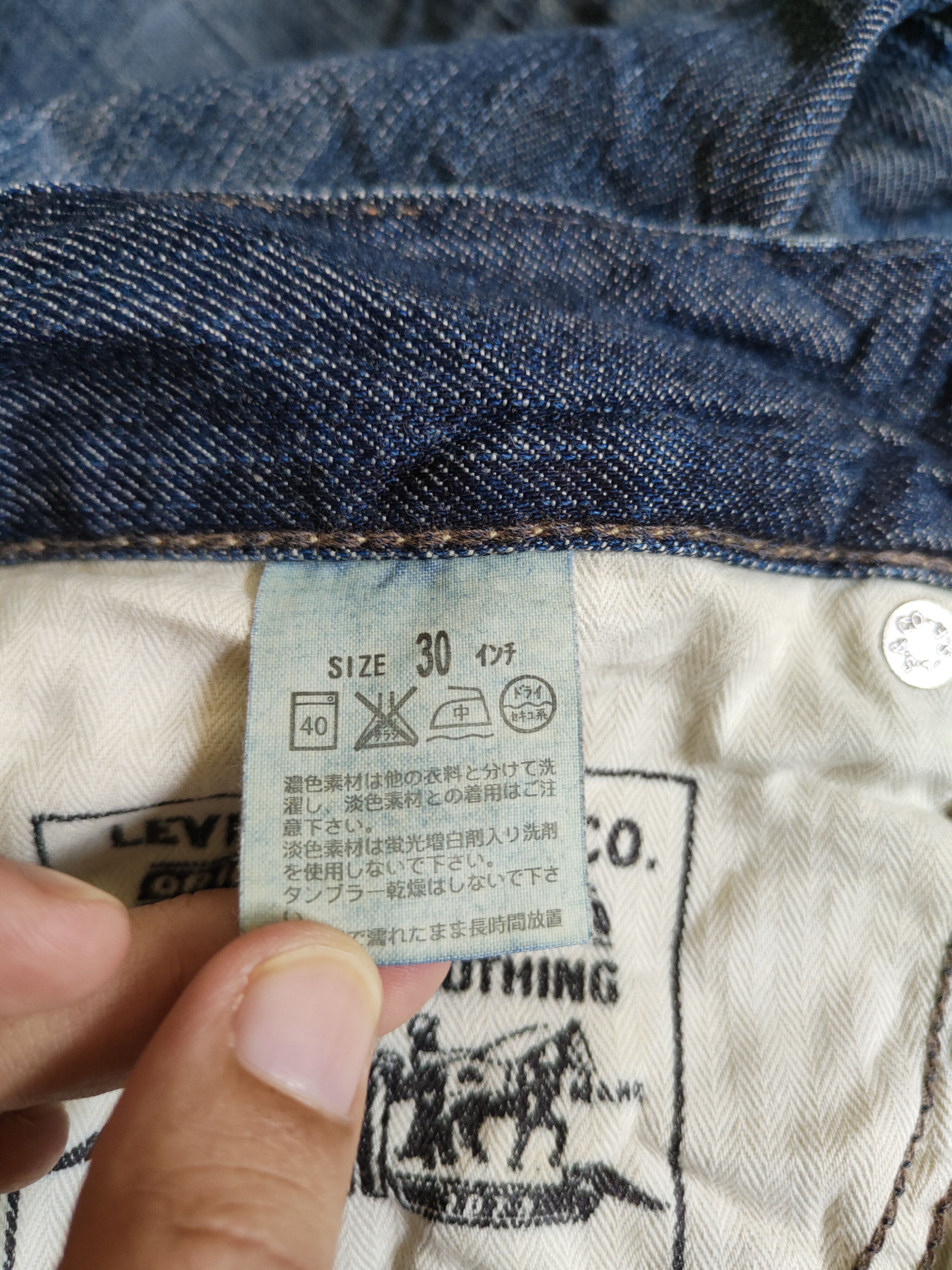 Levi's 511 Levi's Dark Blue Distressed ripped vintage Denim #S1534 Size US 30 / EU 46 - 19 Thumbnail