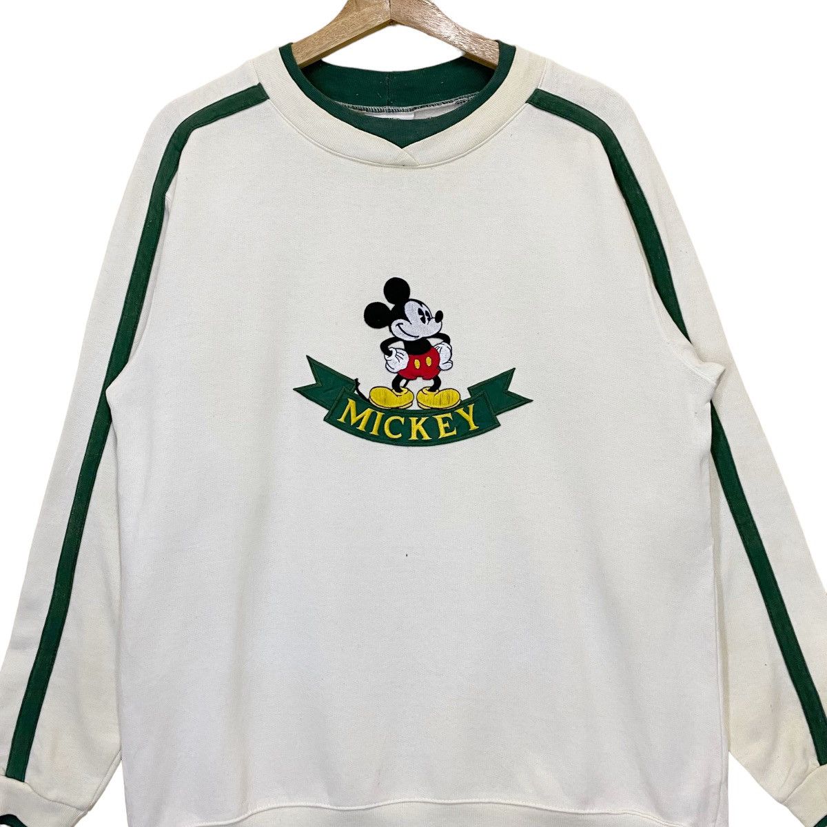 Disney × Mickey Mouse × Vintage Vintage 90s Mickey Mouse Crewneck Sweatshirt Size US XL / EU 56 / 4 - 5 Thumbnail