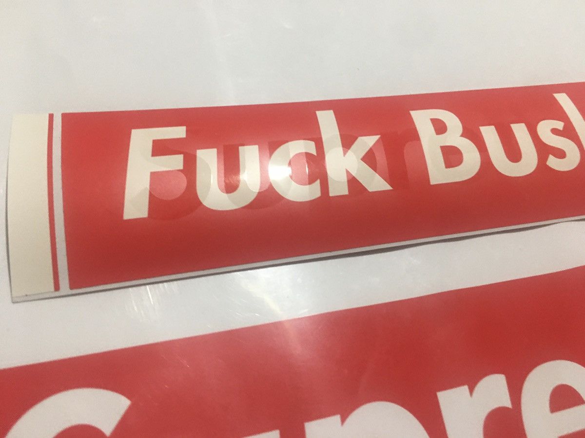Supreme Supreme F Bush Box Logo Sticker Size ONE SIZE - 3 Thumbnail
