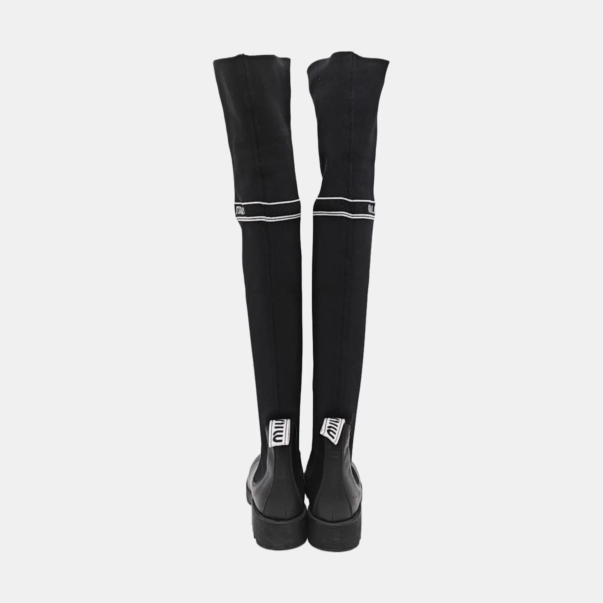 Miu Miu MIUMIU tall boots 38 Size US 7.5 / IT 37.5 - 8 Thumbnail