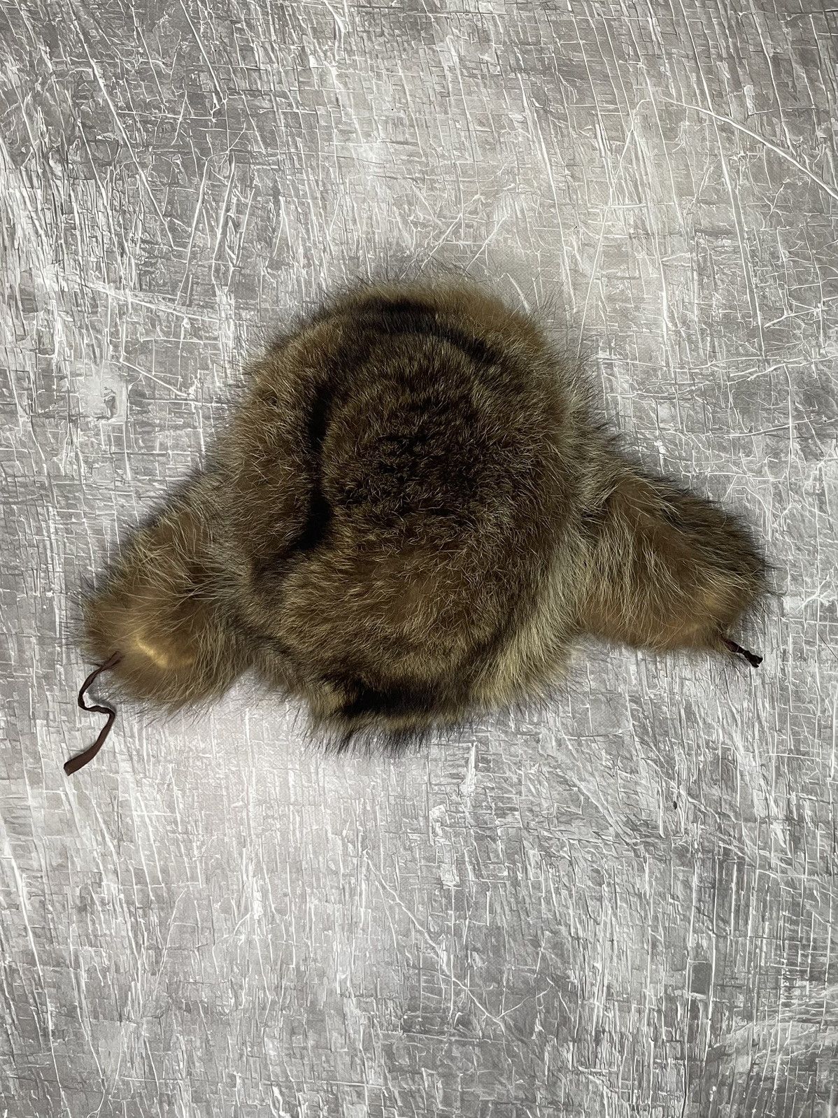 20471120 × Japanese Brand Y2K 80s Fuzzy Mohair Hat Vintage Wolf Ushanka ASAP style Size ONE SIZE - 3 Thumbnail