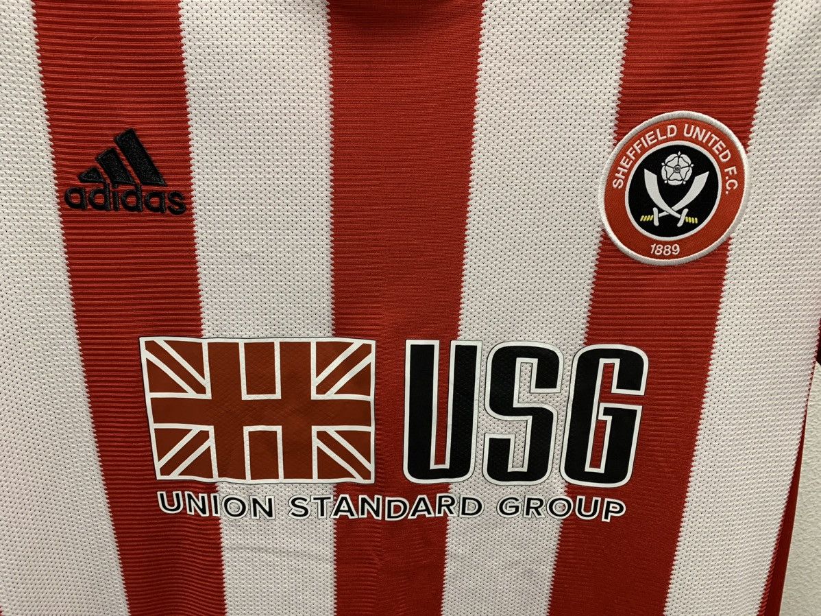 Adidas Sheffield United adidas soccer jersey M USC Union standart Size US M / EU 48-50 / 2 - 7 Thumbnail