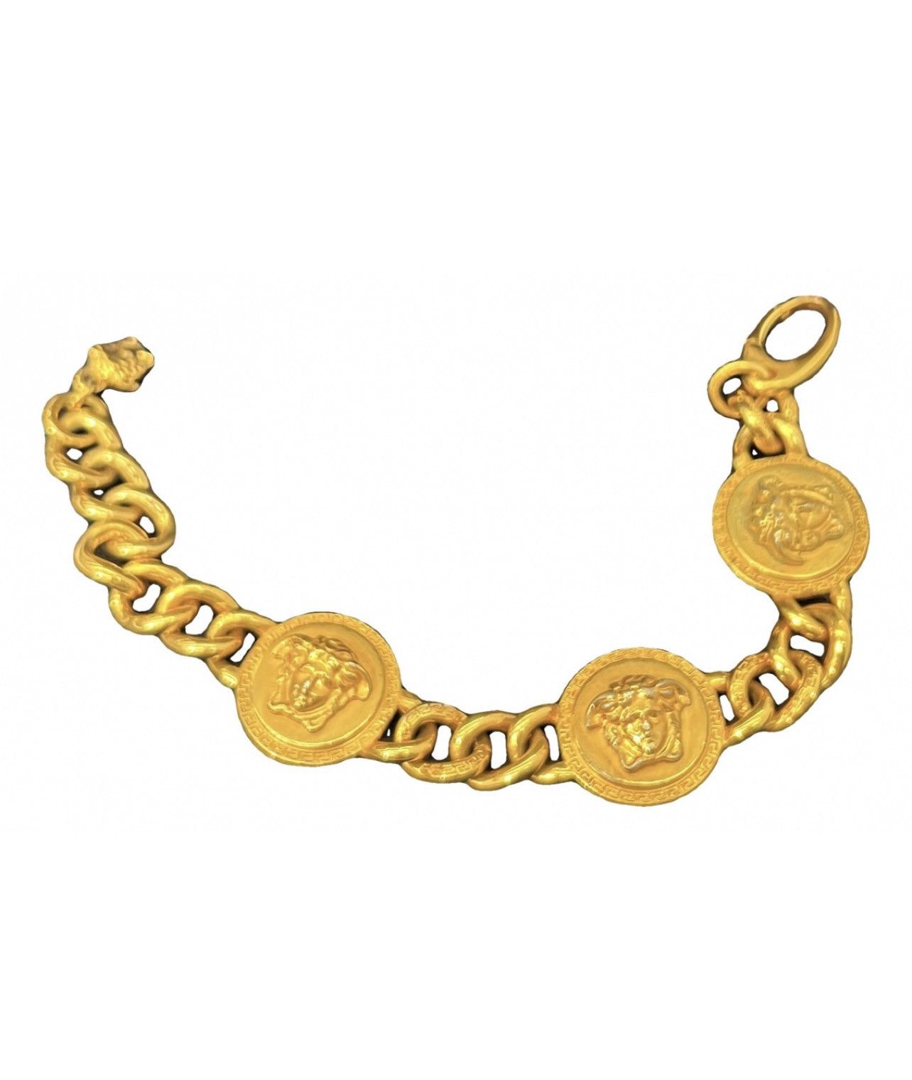 Lot 511 - Gianni Versace Medusa Square Link Bracelet