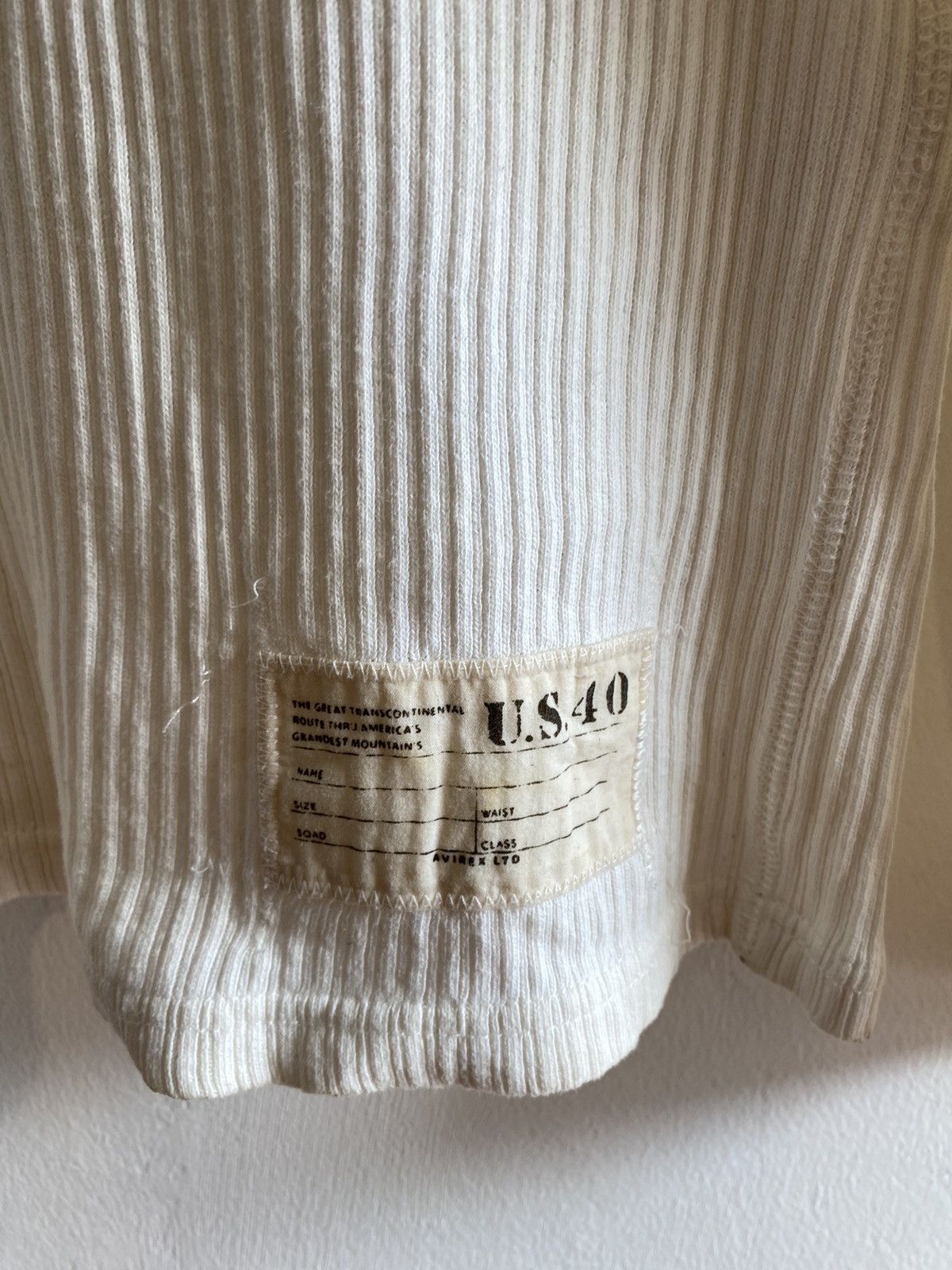 Avirex × Vintage Avirex Longsleeve strech Japaness Size US XL / EU 56 / 4 - 6 Thumbnail