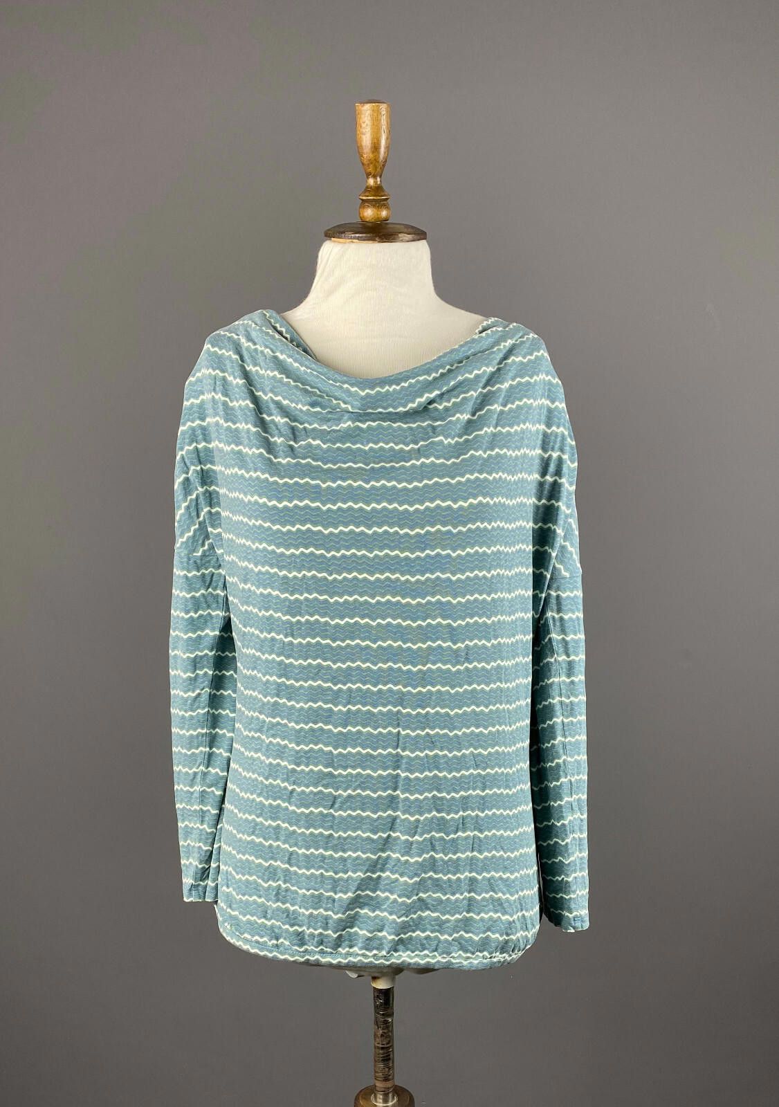 Designer Deerberg by OSKA Blue Stripe Pullover Sweater Size M Size M / US 6-8 / IT 42-44 - 1 Thumbnail