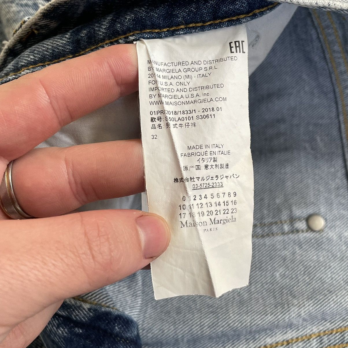 Maison Margiela Maison Margiela Stonewashed Bleached Denim Jeans Acid Wash Size US 32 / EU 48 - 18 Thumbnail