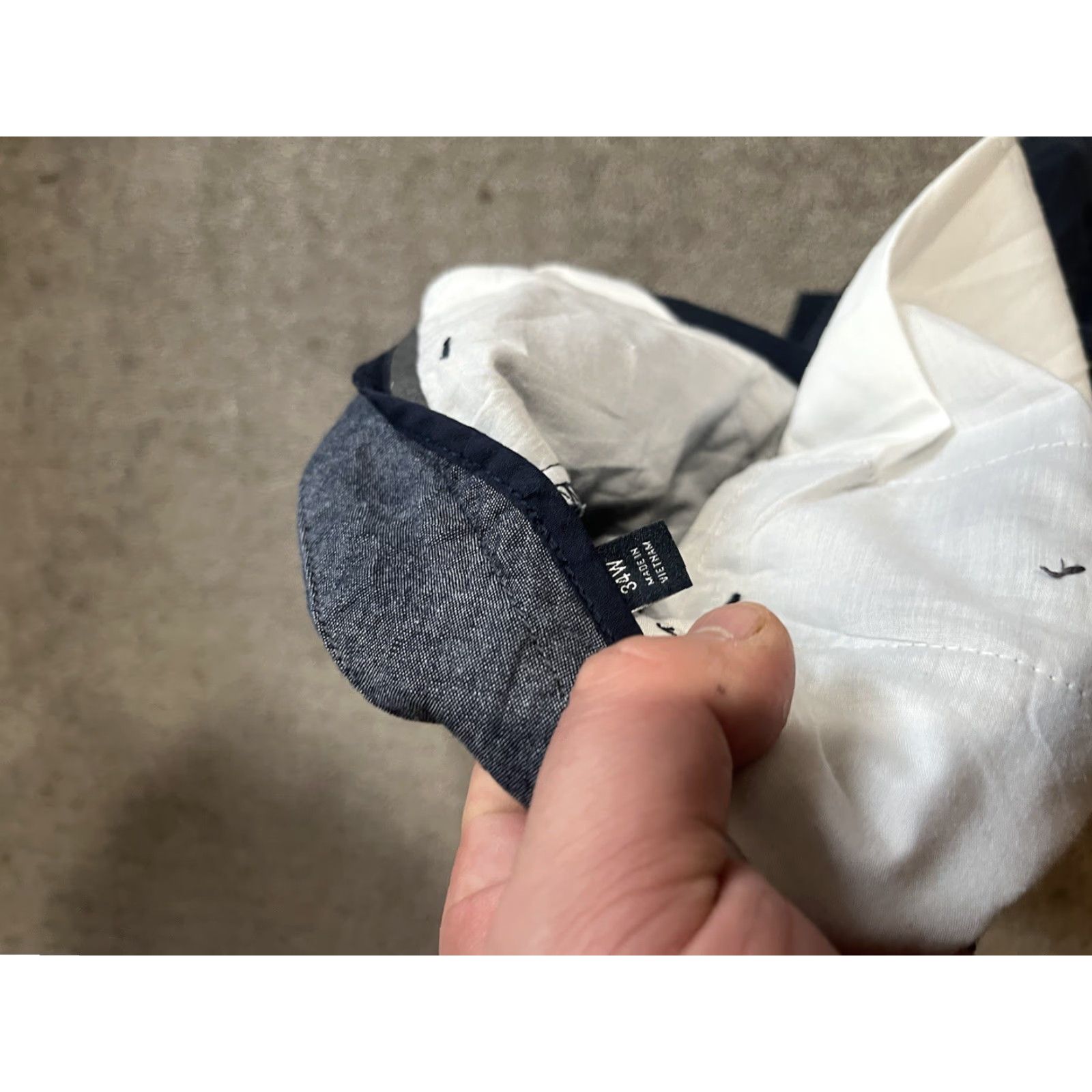 Nautica Nautica Shorts Mens 34W Navy Blue The Deck Fit Cotton Casual Summer Size US 34 / EU 50 - 4 Thumbnail