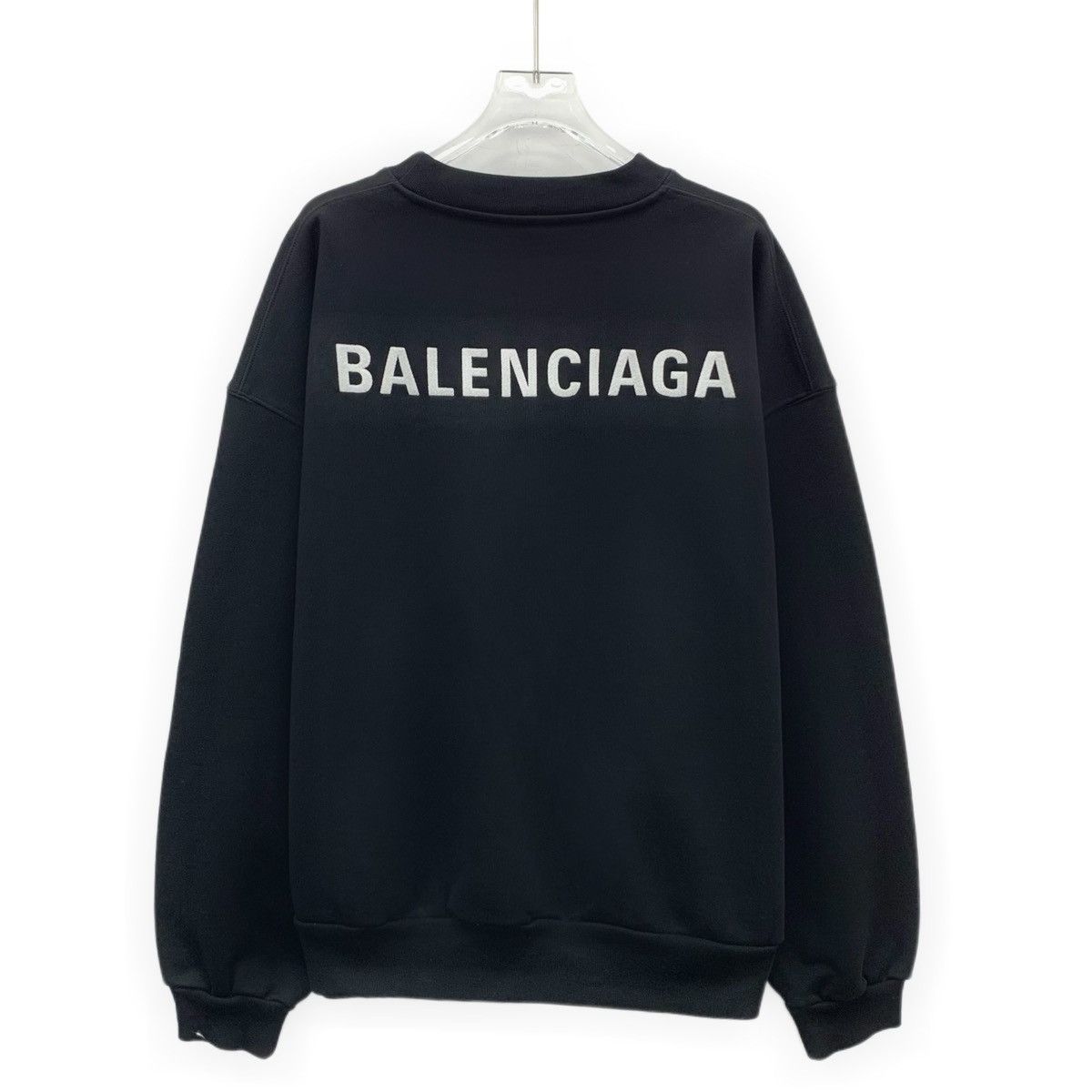 Balenciaga Balenciaga 23 Style Black Long Sleeve Sweatshirt K26WX Size US M / EU 48-50 / 2 - 2 Thumbnail
