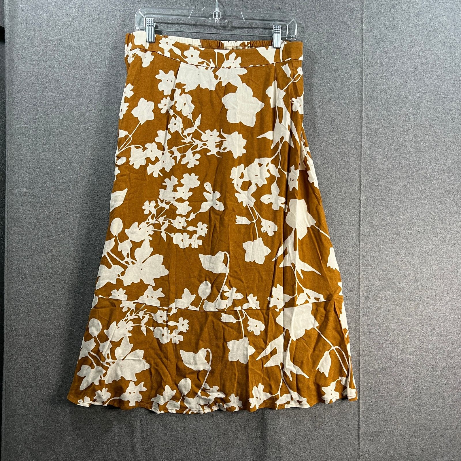 Other Candace Cameron Bure Printed Woven Pull-On Midi Skirt N Size 32" / US 10 / IT 46 - 1 Thumbnail