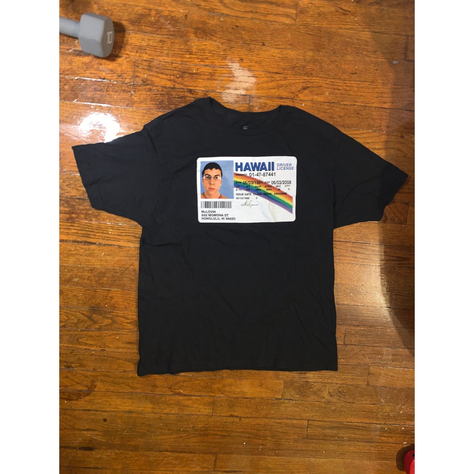 Other Superbad McLovin License T Shirt Black Large Ripple Junction Size US L / EU 52-54 / 3 - 2 Thumbnail