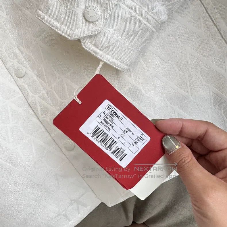 Valentino Valentino White full print shirt jacket Size L / US 10 / IT 46 - 3 Thumbnail