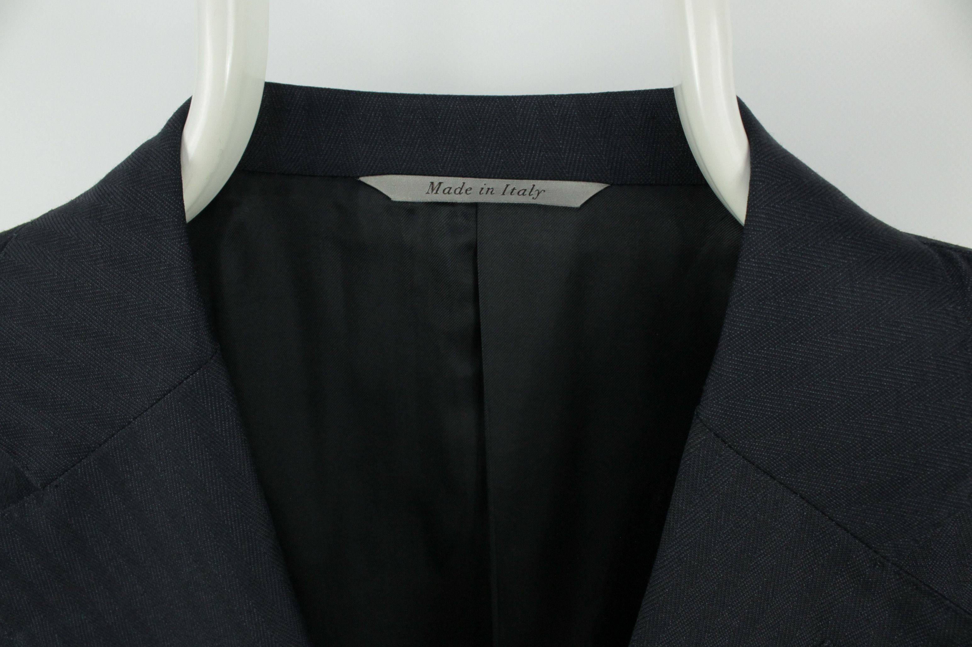 Canali Canali Travel Water Resistant Navy Wool Blazer Jacket Size US M / EU 48-50 / 2 - 3 Thumbnail
