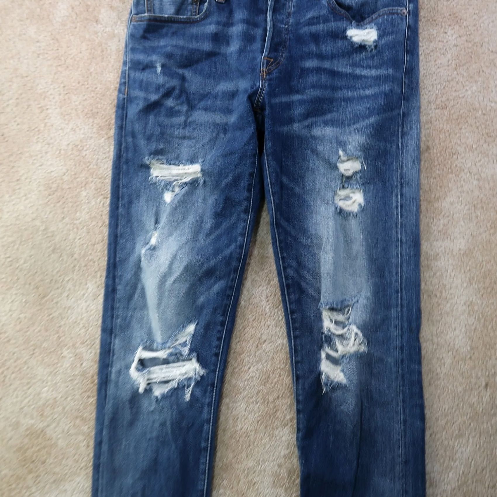 American Eagle Outfitters American Eagle Outfitters Jeans Men 32x34 Slim Straight Denim Button Fly 5-Pocket Zipper Size US 32 / EU 48 - 2 Thumbnail