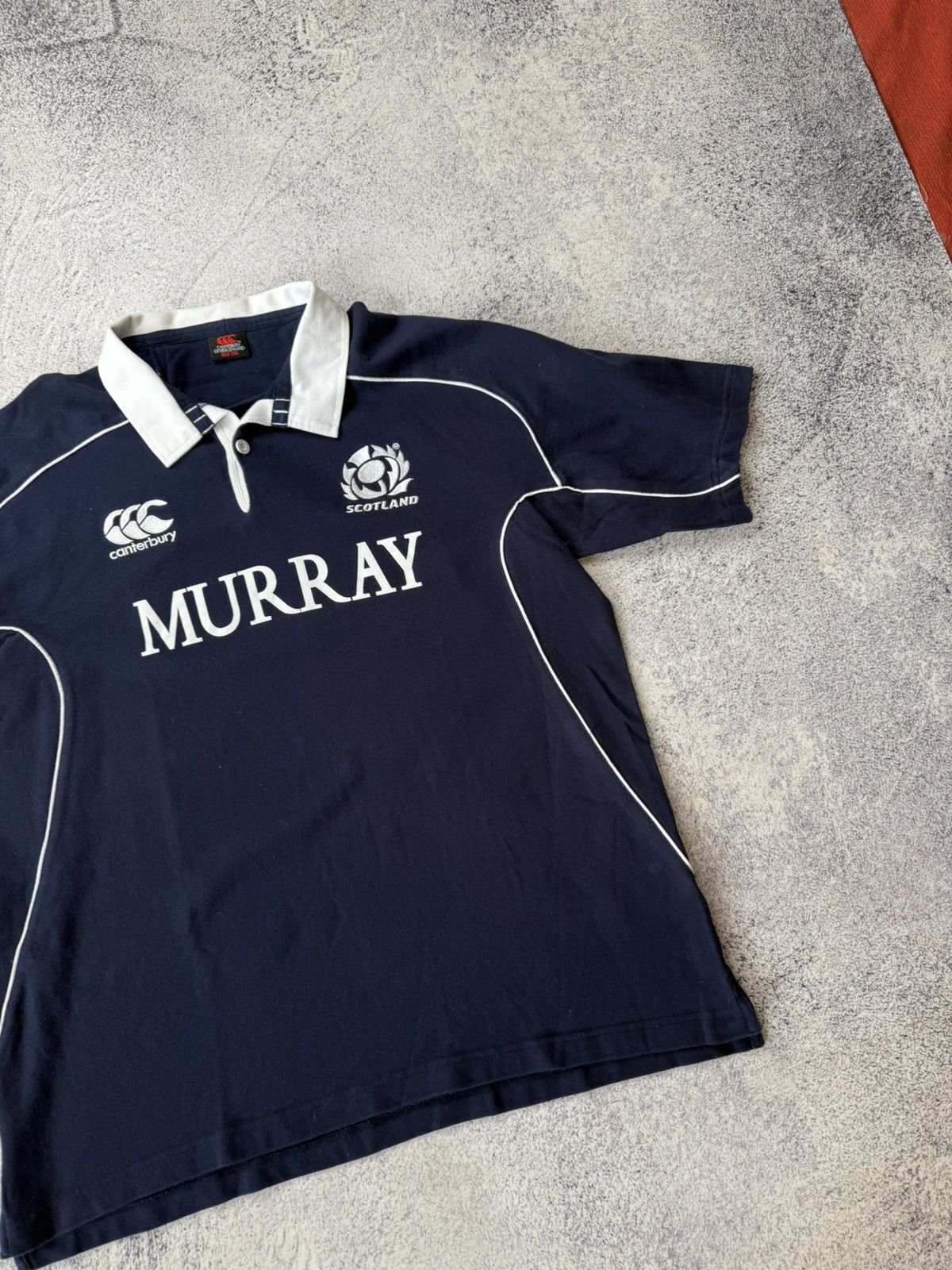 Rugby Ralph Lauren Scotland Rugby Shirt Men's Canterbury 2009 Home Jersey Size US XXL / EU 58 / 5 - 4 Thumbnail