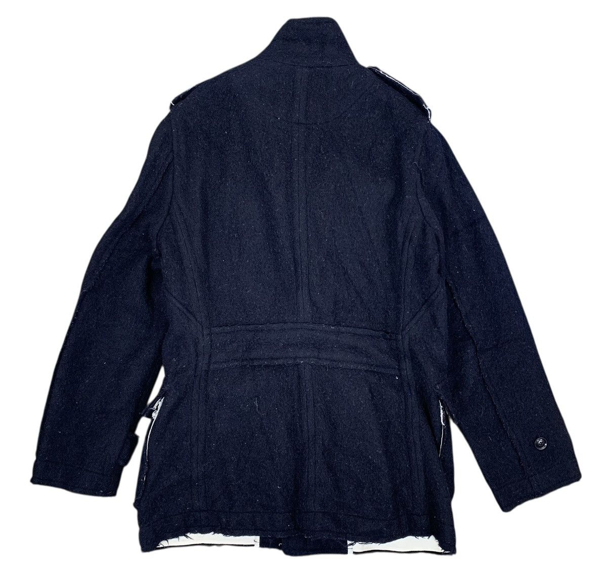 Japanese Brand Vintage Japanese Fabric KYS Diconstructed Wool Jacket Size US L / EU 52-54 / 3 - 11 Thumbnail
