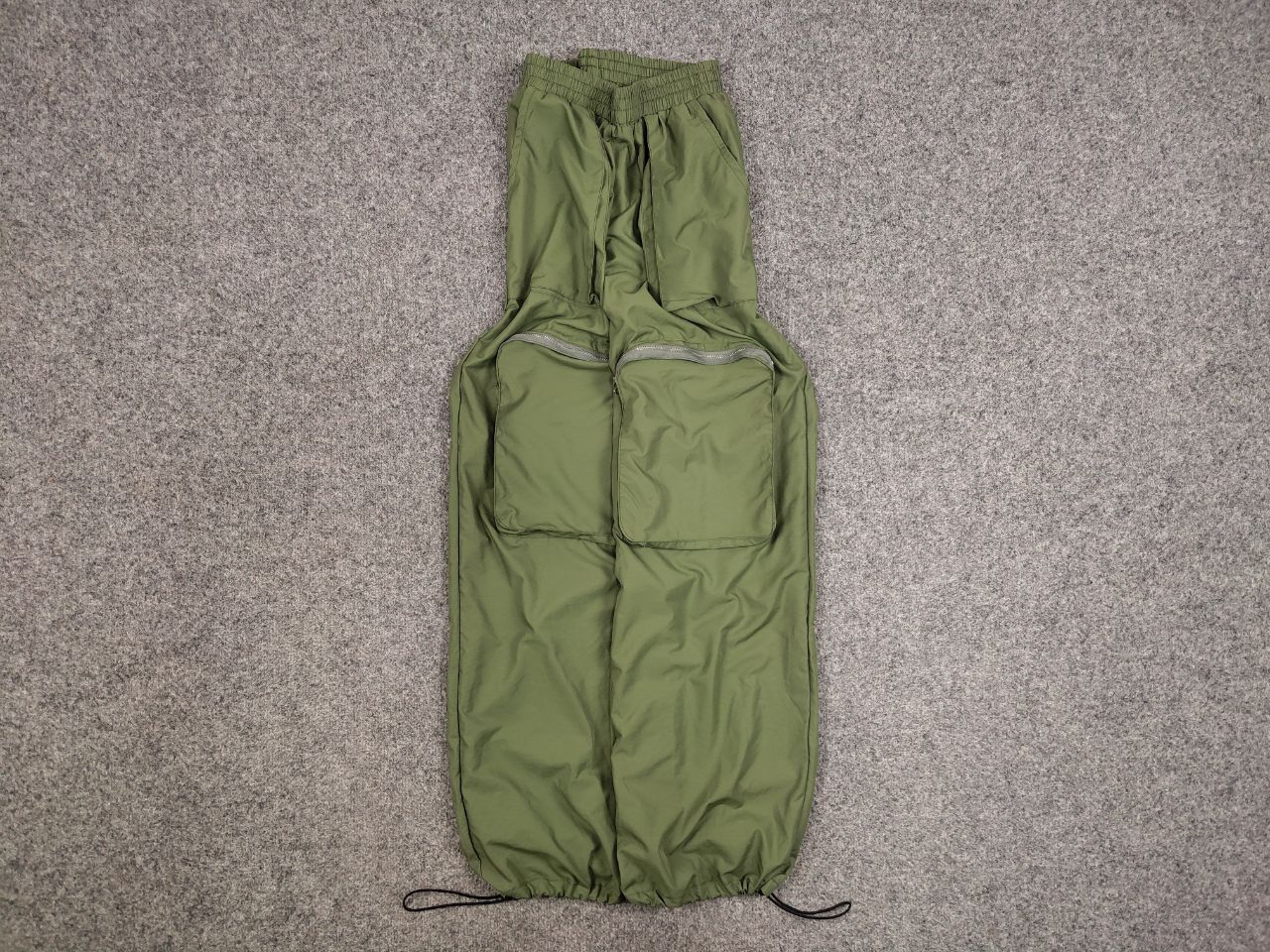 Japanese Brand Vintage Japan Zipper Parachute Cargo Pants Style Y2K Hype Size US 32 / EU 48 - 1 Thumbnail