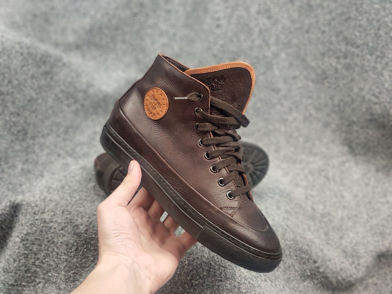 Other Benci Brothers scrambler Fur brown leather boots Sneakers Size US 8 / IT 38 - 18 Thumbnail