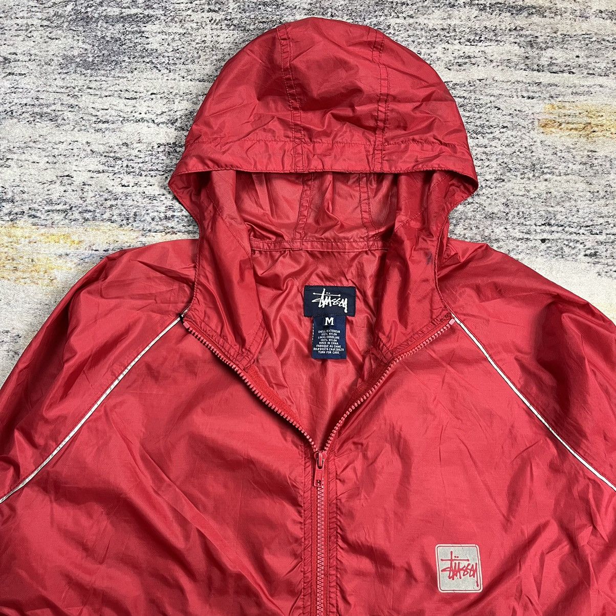 Vintage 90s Stussy anorak jacket
