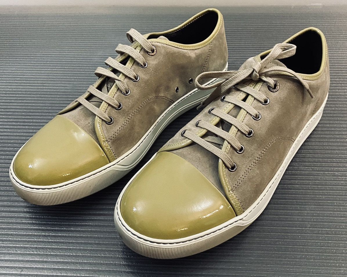 Lanvin Lanvin sand suede patent toe low top 12uk NEW Size US 13 / EU 46 - 4 Thumbnail