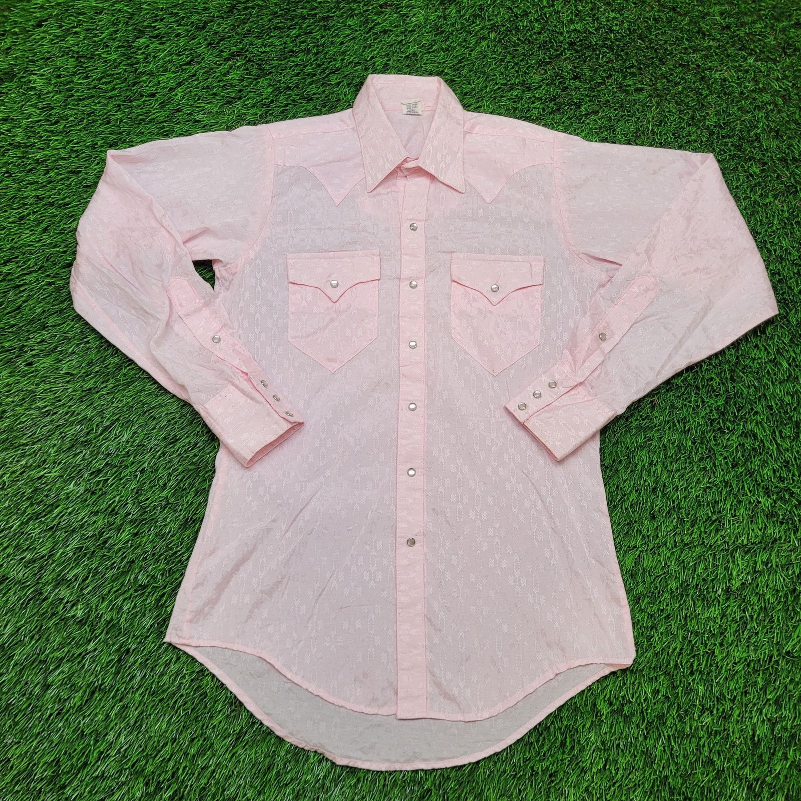 Rockmount Ranch Wear VTG 70s Rockmount Ranch Wear Pearl Snap Shirt M Jacquard USA Size US M / EU 48-50 / 2 - 1 Thumbnail