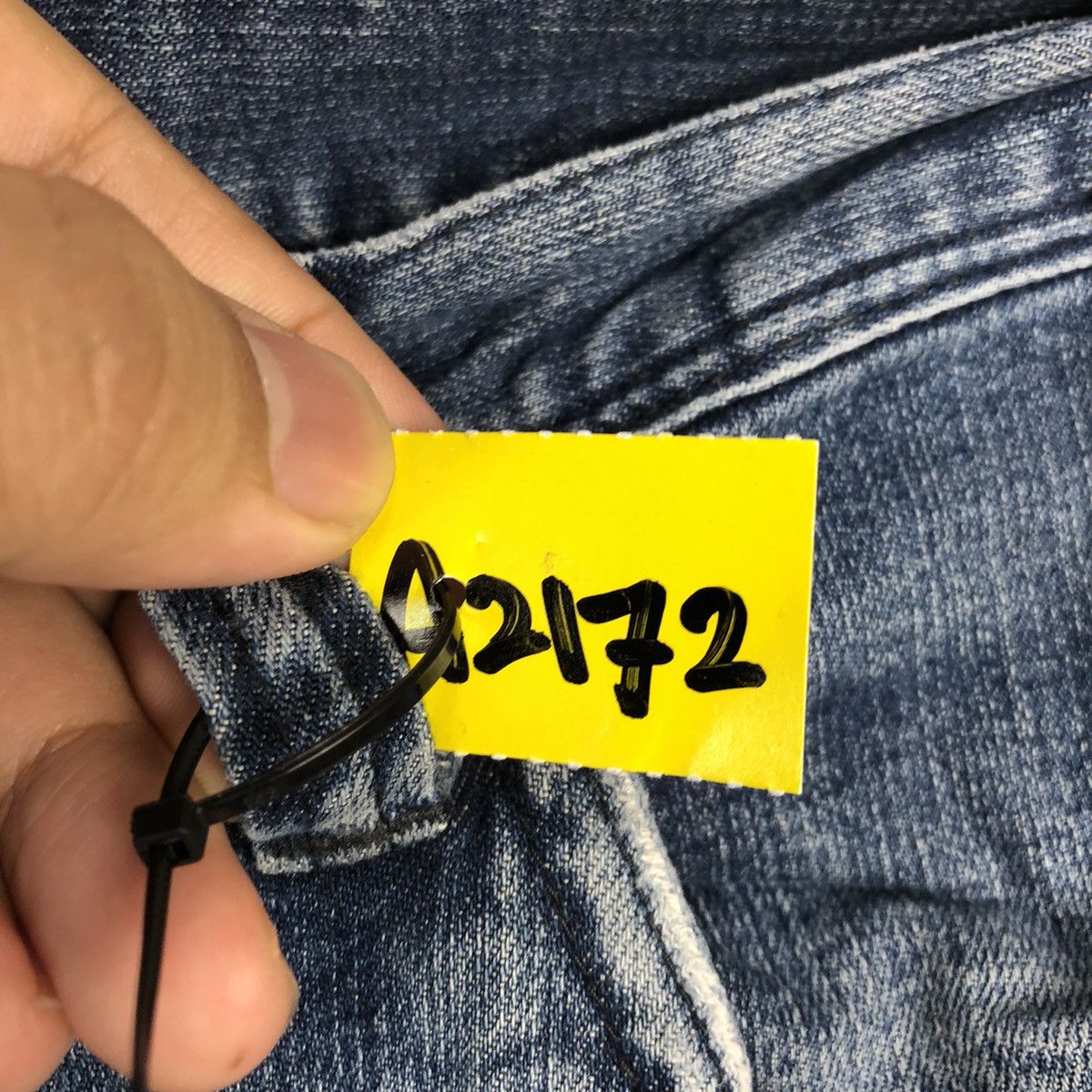 Japanese Brand Burtle Blue Distressed vintage Denim Pants #A2172 Size US 34 / EU 50 - 14 Thumbnail