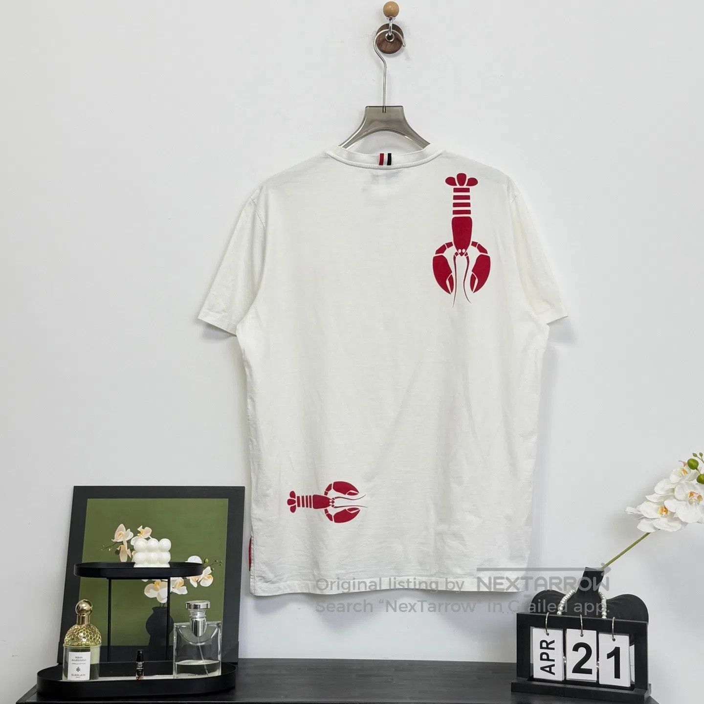 Thom Browne Thom Browne Lobster Four Stripe Printed Short Sleeve| Size US XL / EU 56 / 4 - 4 Thumbnail