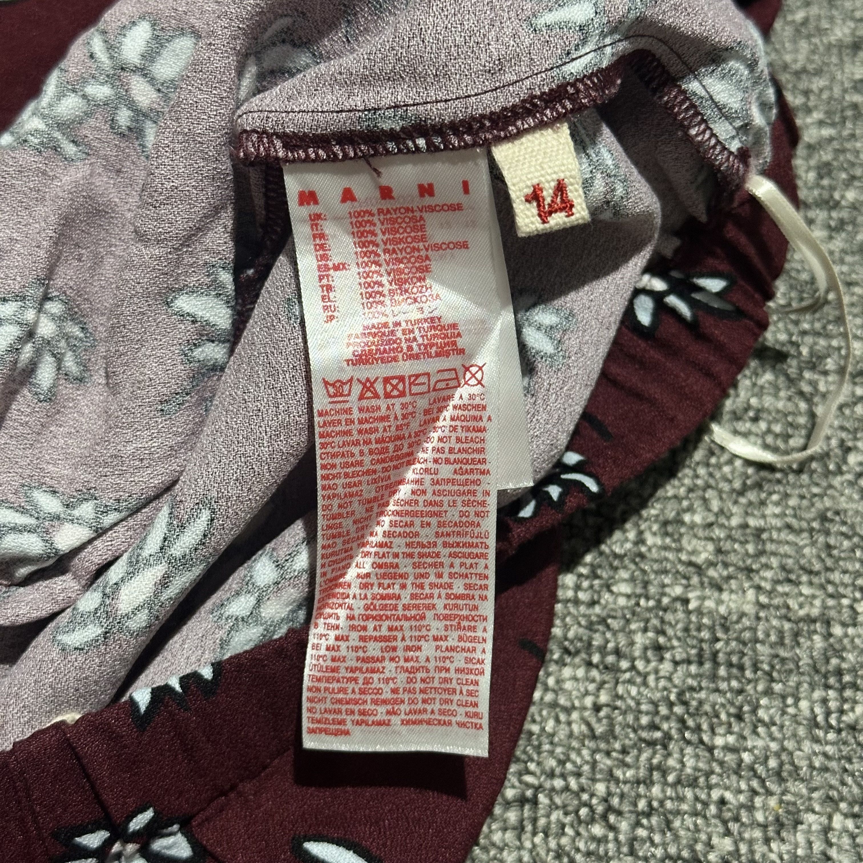 Marni Marni Flower Pants Size 30" / US 8 / IT 44 - 4 Thumbnail