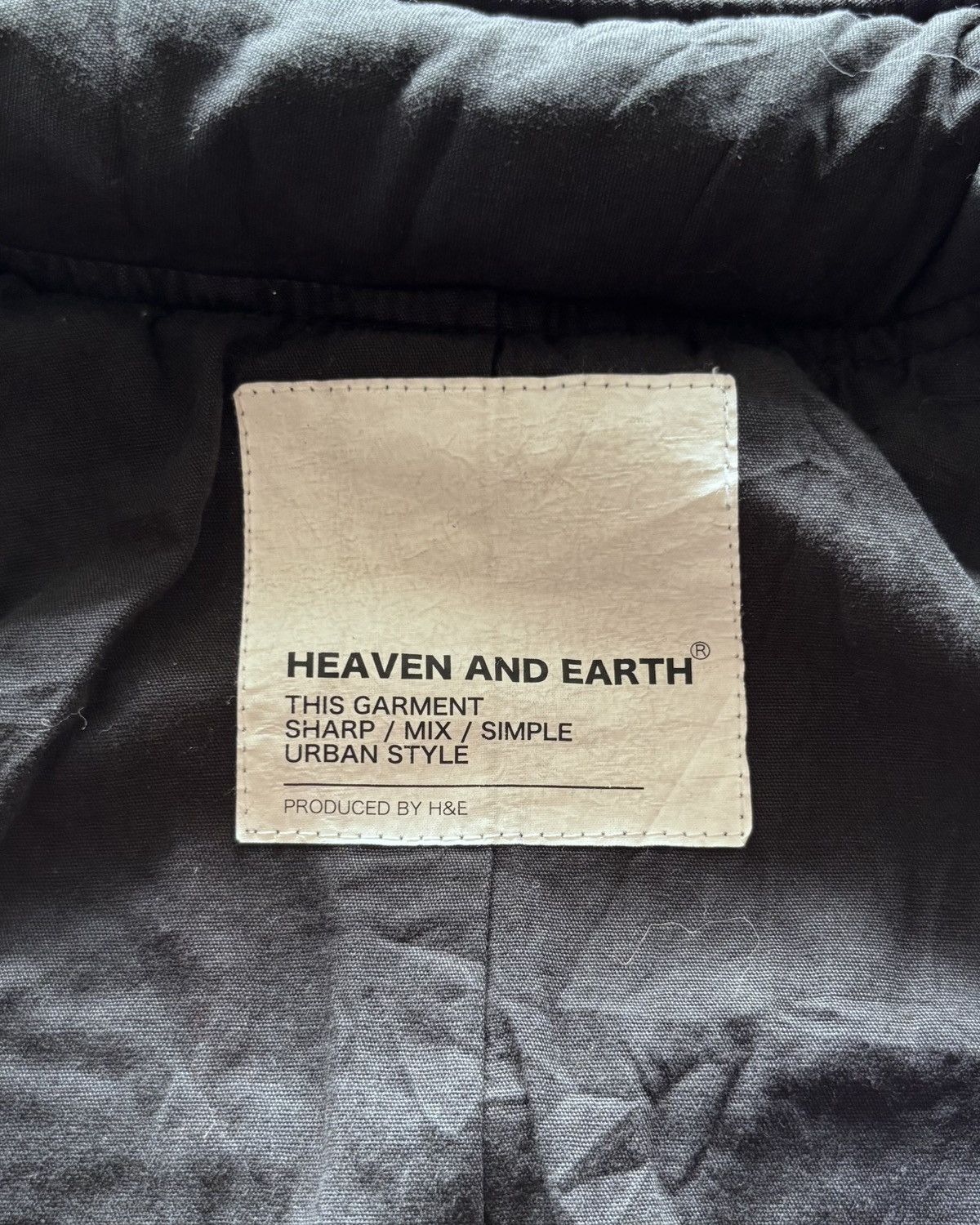 If Six Was Nine Heaven And Earth Faded Black Bono Jacket Size US M / EU 48-50 / 2 - 5 Thumbnail