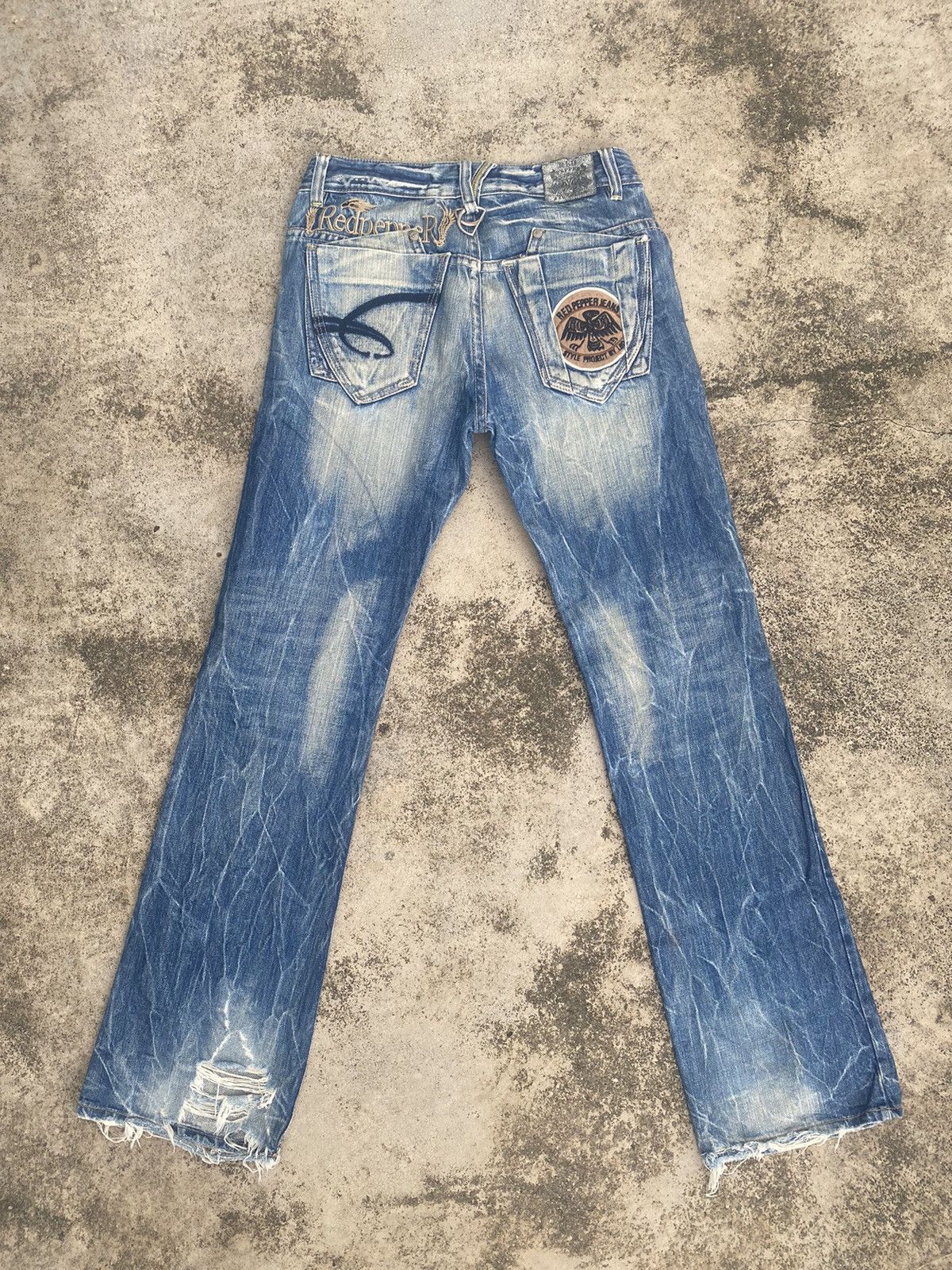 If Six Was Nine × Japanese Brand Flare Jeans Ref Pepper Clawmark Tunder Size US 32 / EU 48 - 16 Thumbnail