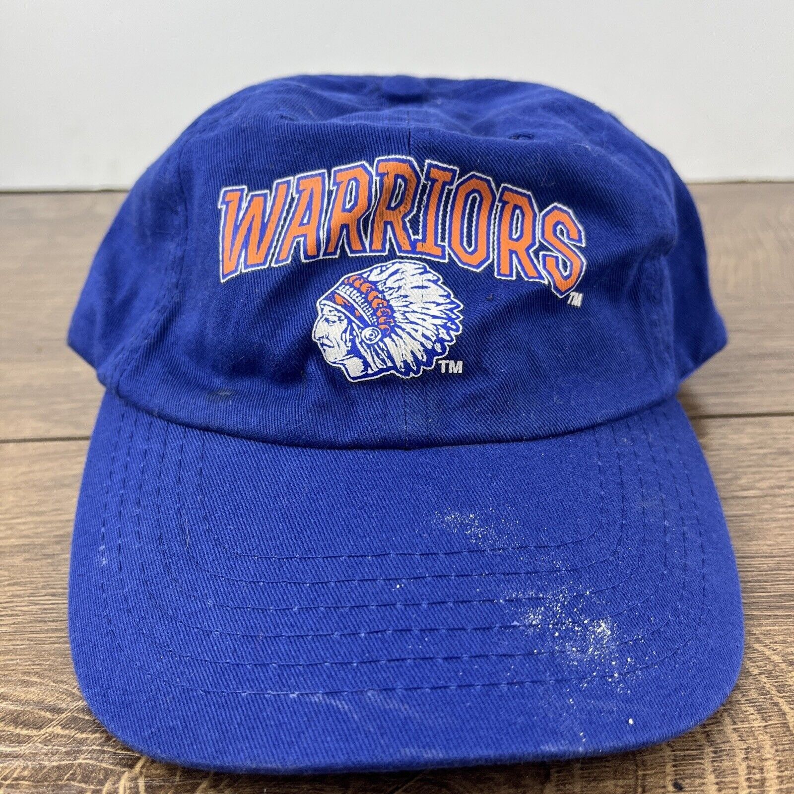 Other Warriors Hat Warriors Blue Hat Adjustable Adult Size Hat Blu Size ONE SIZE - 4 Thumbnail