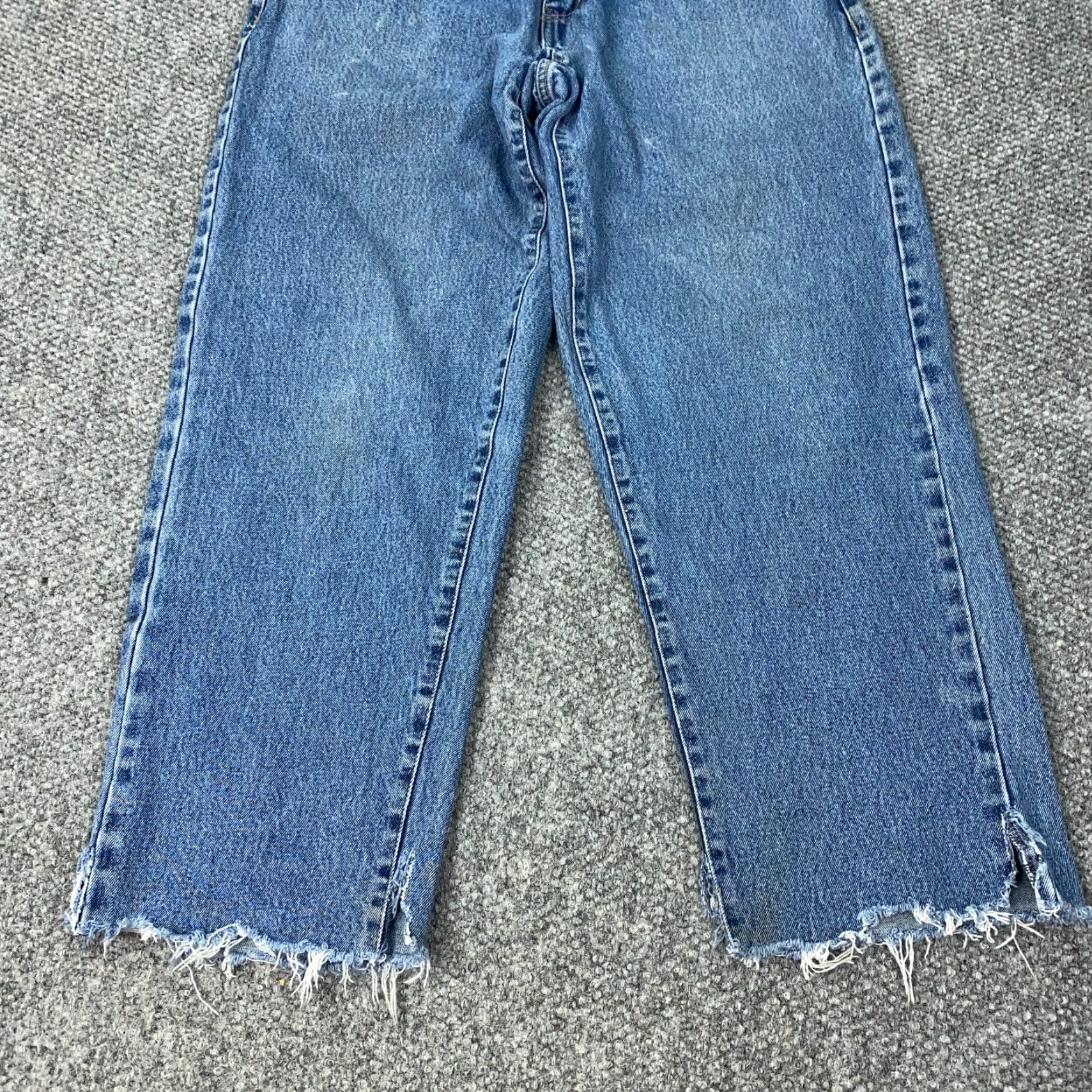 Vintage VINTAGE VIGOSS Jeans Mens 34x29 Baggy Loose Denim Blue 90s Grunge Streetwear Size US 31 - 6 Thumbnail