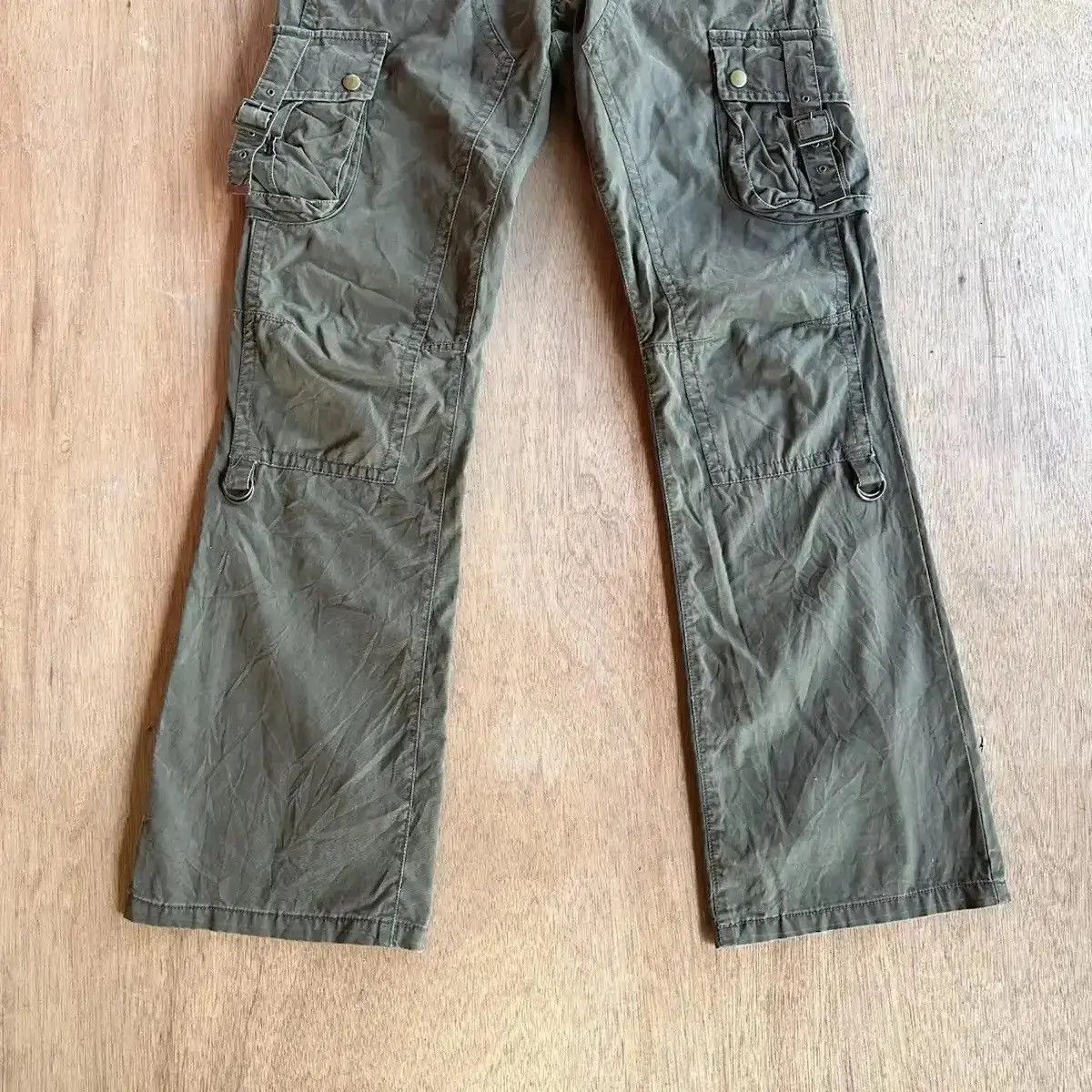 Selected Homme 💥FLARE/BOOTCUT💥MICHEL KLEIN VINTAGE DOUBLEKNEE CARGO PANTS Size US 32 / EU 48 - 5 Thumbnail