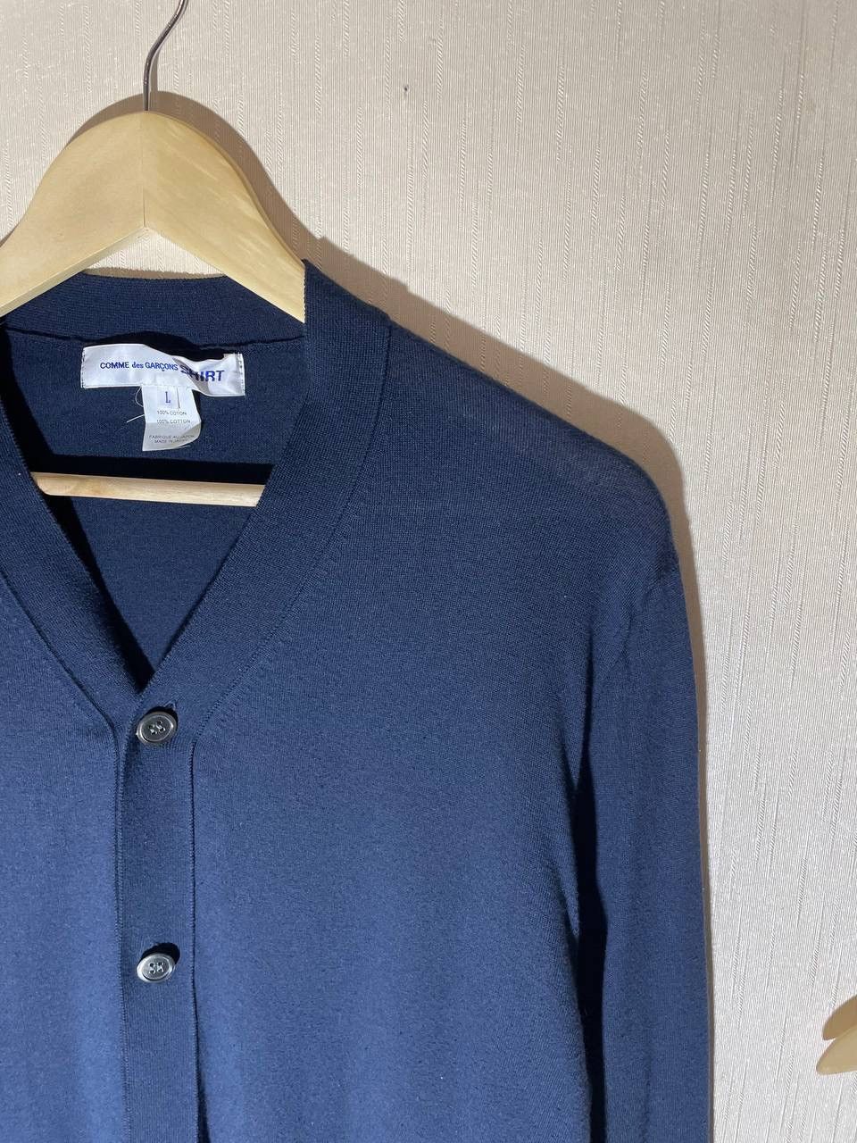 Comme des Garcons × Japanese Brand × Vintage Comme Des Garçons Shirt Vintage Cardigan Size US L / EU 52-54 / 3 - 2 Thumbnail