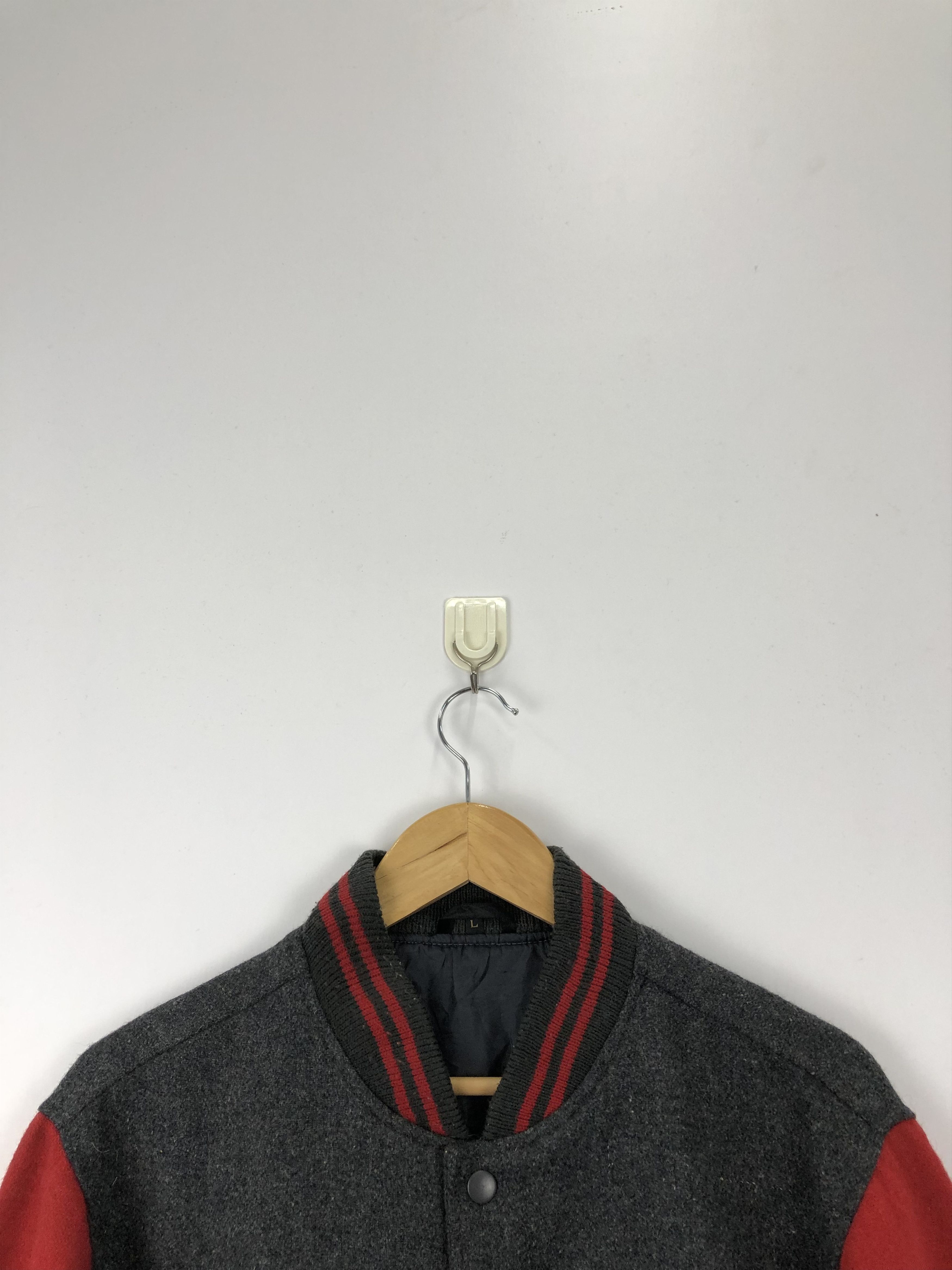 Japanese Brand Vintage 90s Japanese Brand Wool Varsity Jacket V0319 Size US L / EU 52-54 / 3 - 4 Thumbnail