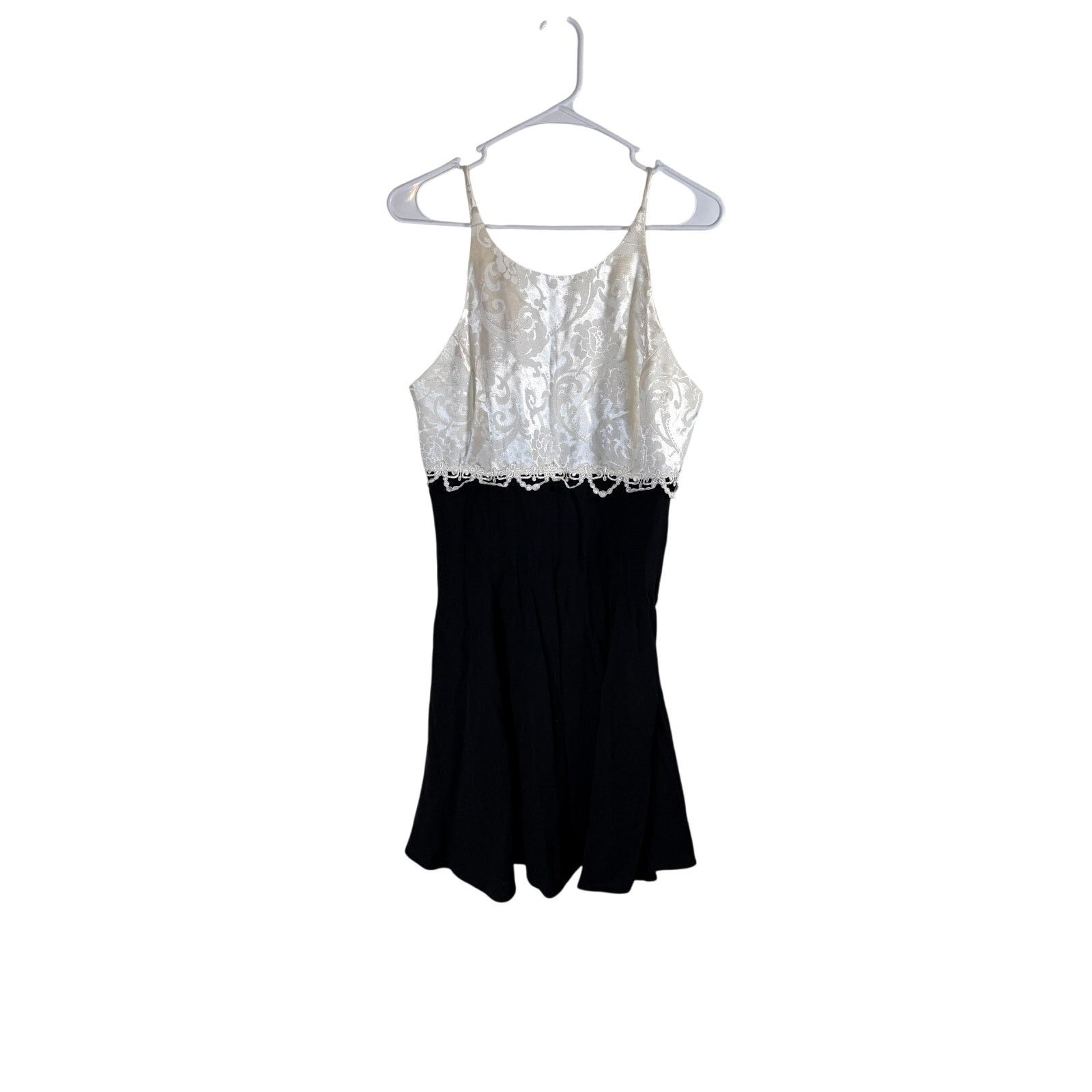 Jessica McClintock Vtg 90s Jessica McClintock Gunne Sax Brocade Mini Dress Size XL / US 12-14 / IT 48-50 - 3 Thumbnail