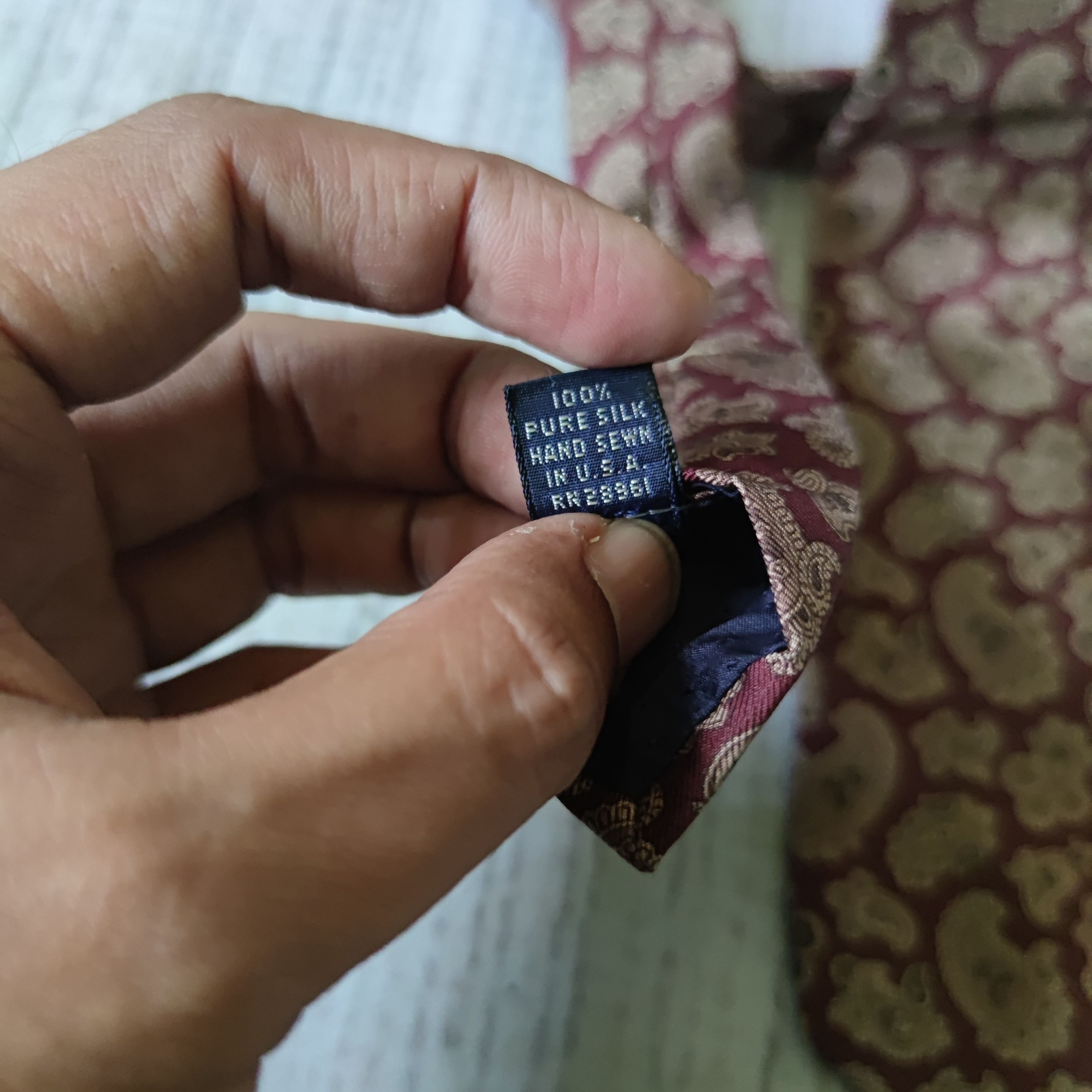 Burberry × Burberry Prorsum VINTAGE BURBERRYS OF LONDON SILK NECK TIE MADE IN USA Size ONE SIZE - 7 Thumbnail