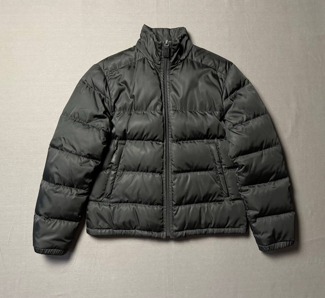 Prada FW 09 Black Triangle Logo Down Jacket Size US L / EU 52-54 / 3 - 1 Thumbnail