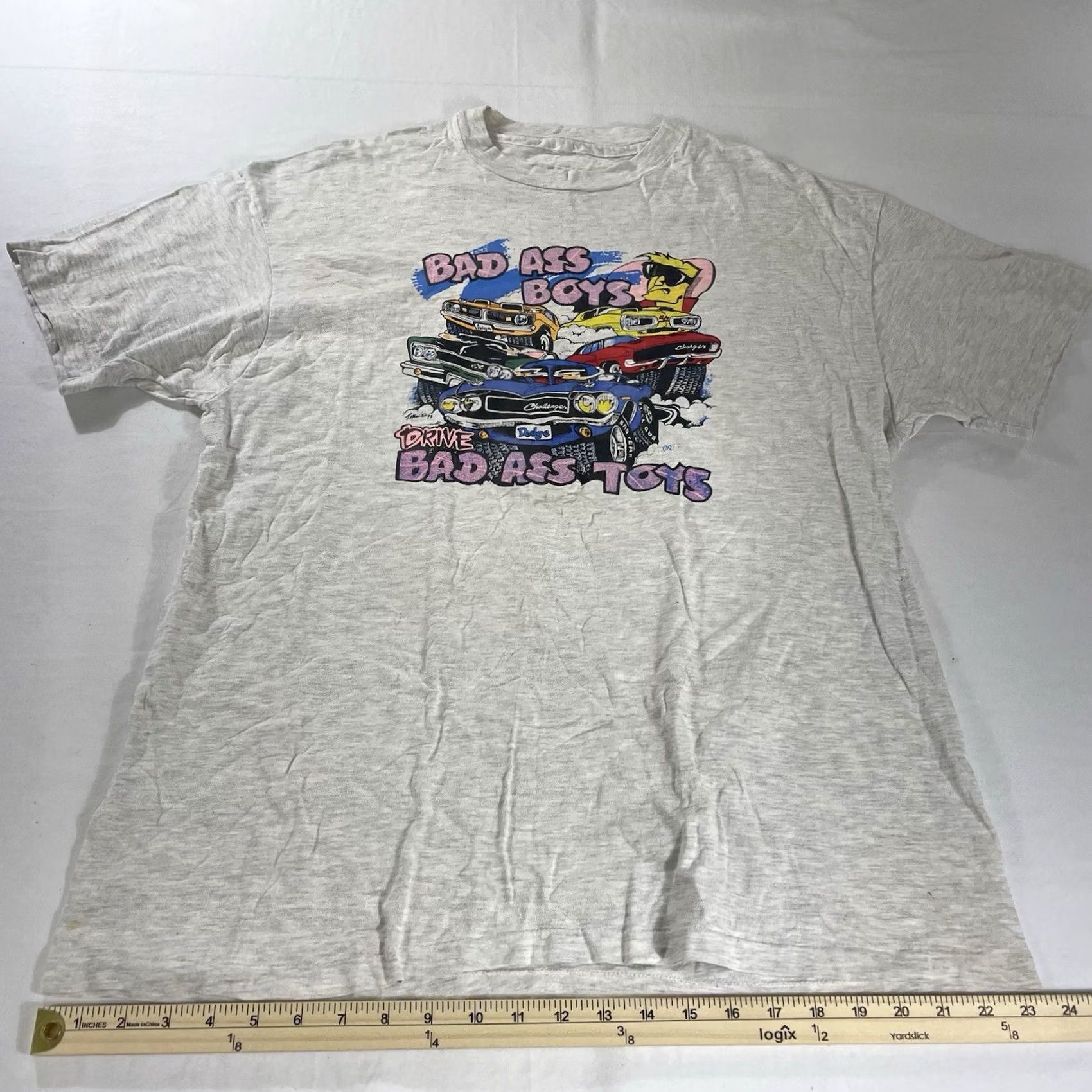 Vintage VINTAGE MOPAR T-Shirt XL Men Black 90s Single Stitch Graphic Print Boys Drive Bad Ass Toys 90s Size US XL / EU 56 / 4 - 6 Thumbnail