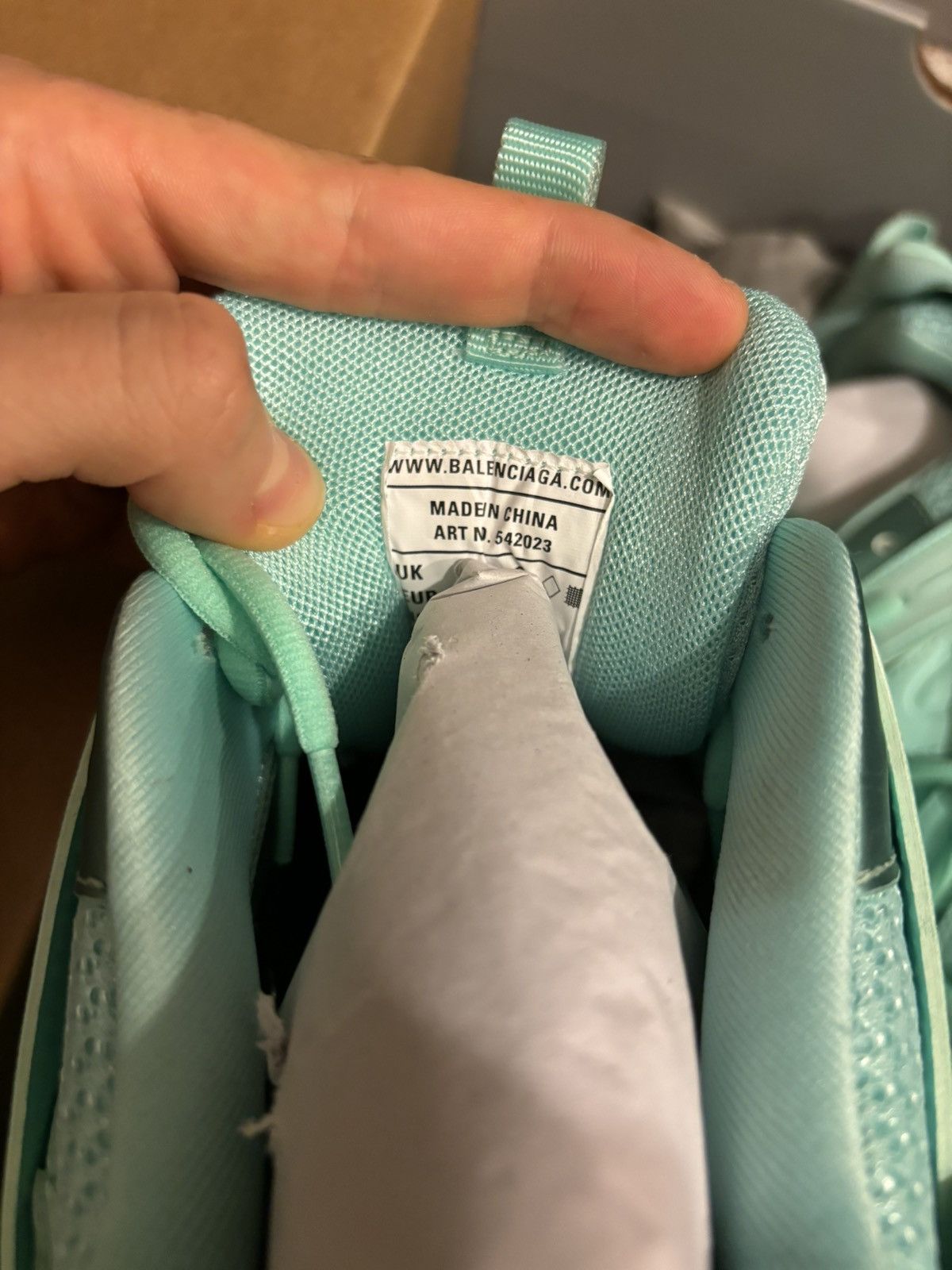 Balenciaga Balenciaga “Tiffany” Track Sneakers Size US 9 / EU 42 - 5 Thumbnail