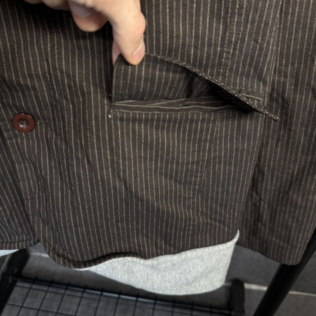 Japanese Brand Archival Hooded Jacket Waraku Vintage Rare Size 38S - 12 Thumbnail