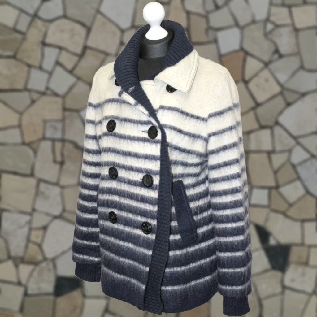 Jean Paul Gaultier Jean Paul Gaultier for Lindex Womens Coat UK 16 EUR 42 Multicoloured Wool Blend Coat Women, 66 cm Length, 64 cm Sleeve, Very Good, 100% Genuine Size 38" / US 16 / IT 52 - 1 Thumbnail