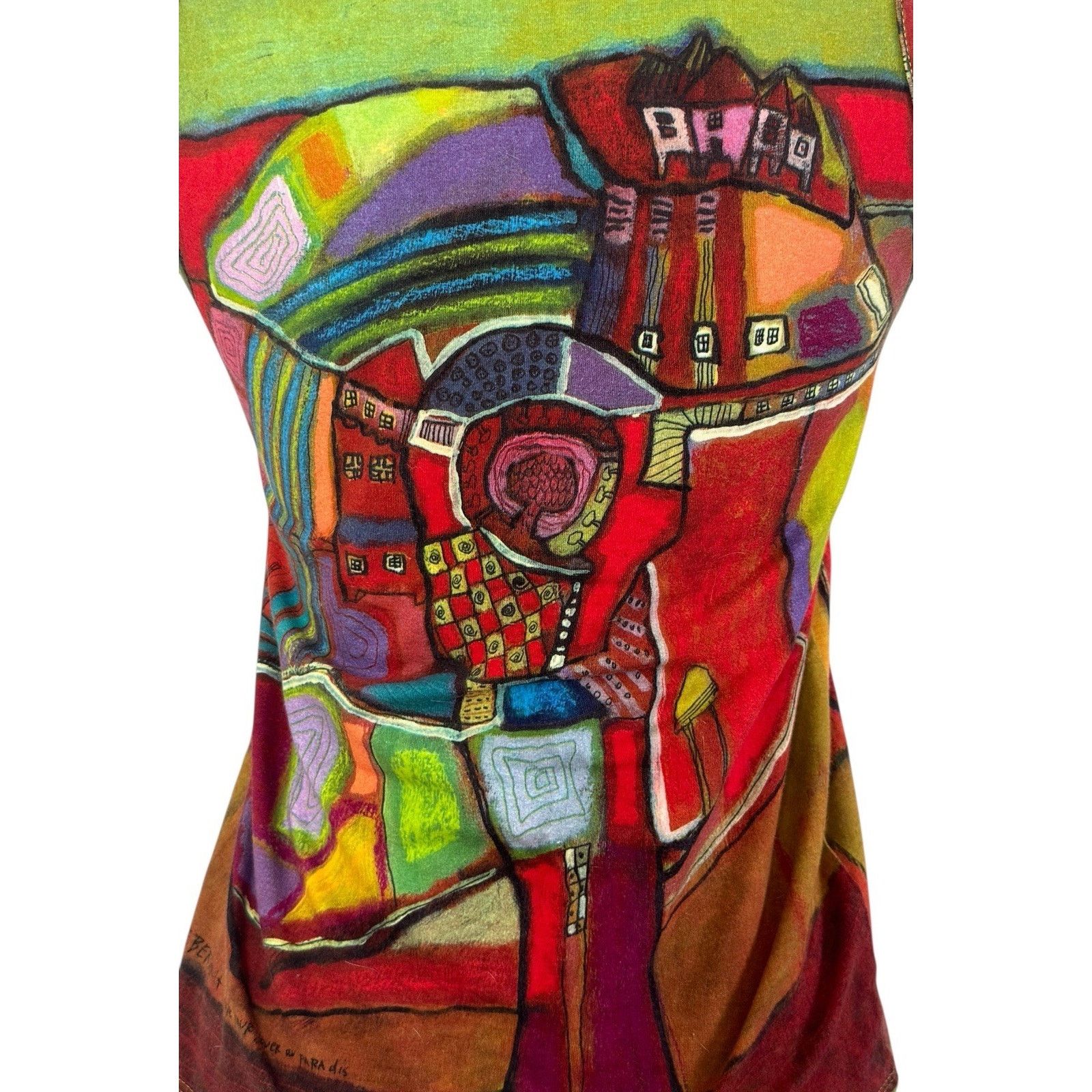 Other AVENTURES DES TOILES Francis Berthault French Abstract Tank Size S / US 4 / IT 40 - 7 Thumbnail